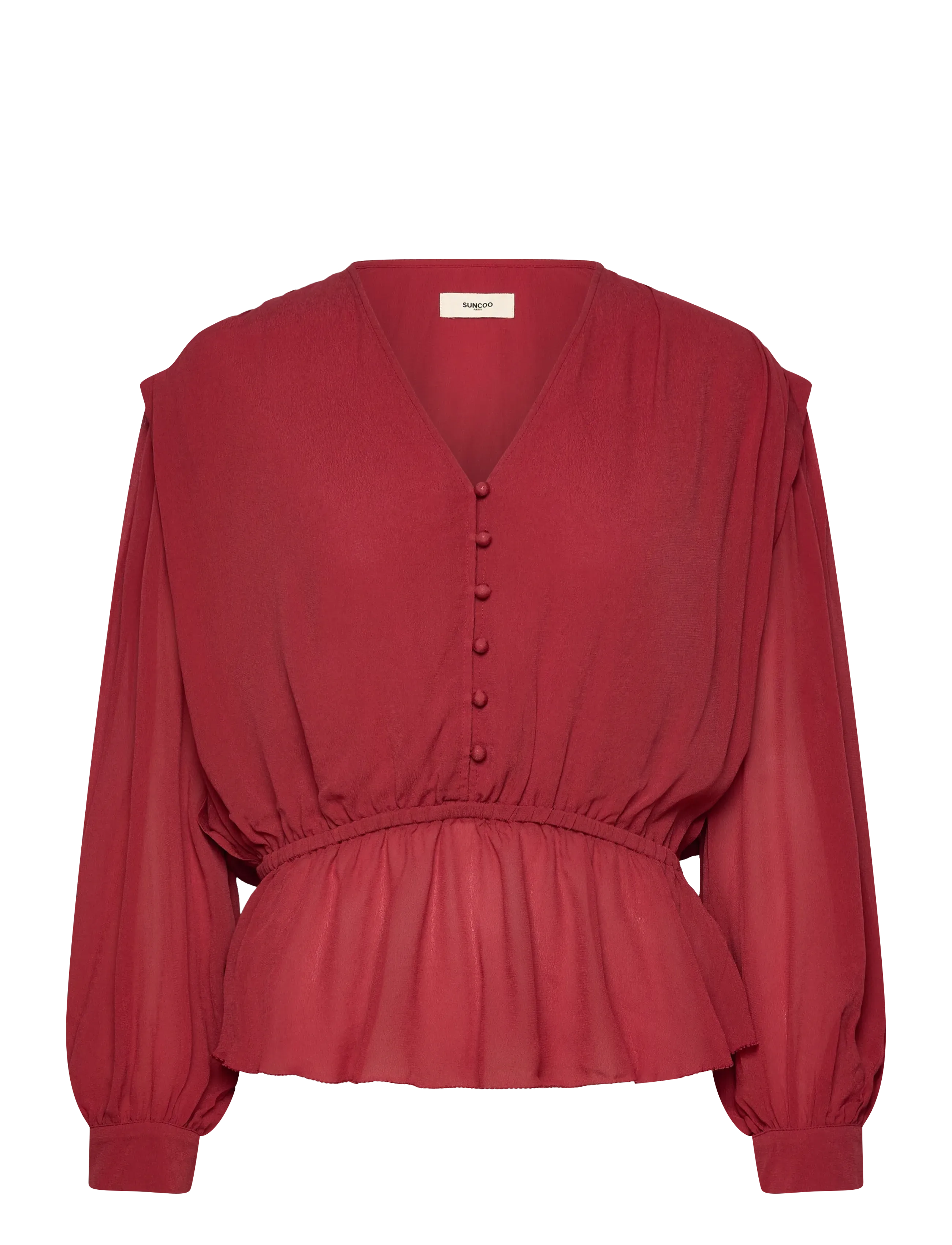 SUNCOO PARIS Linsay Burgundy - L - Damen