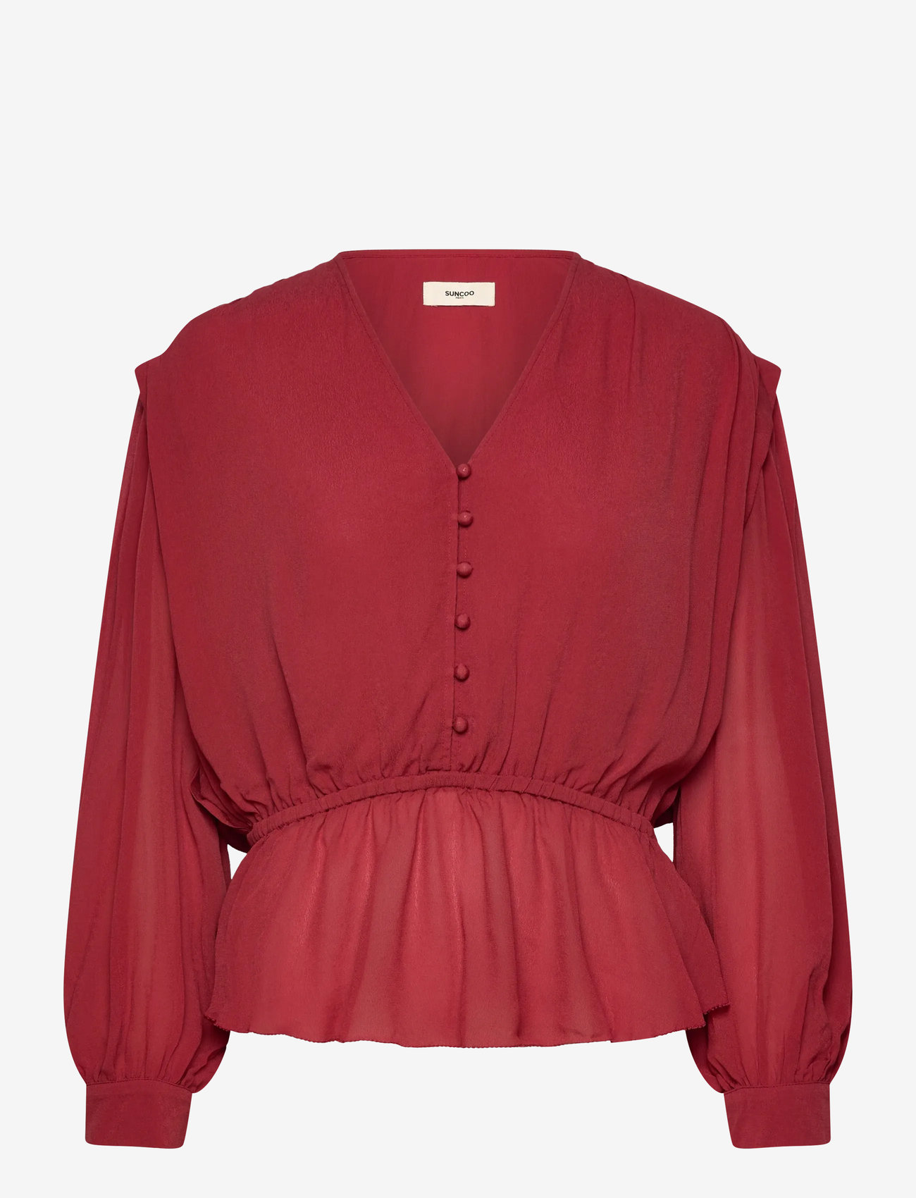 SUNCOO Paris - Linsay - long sleeved blouses - terracotta - 0