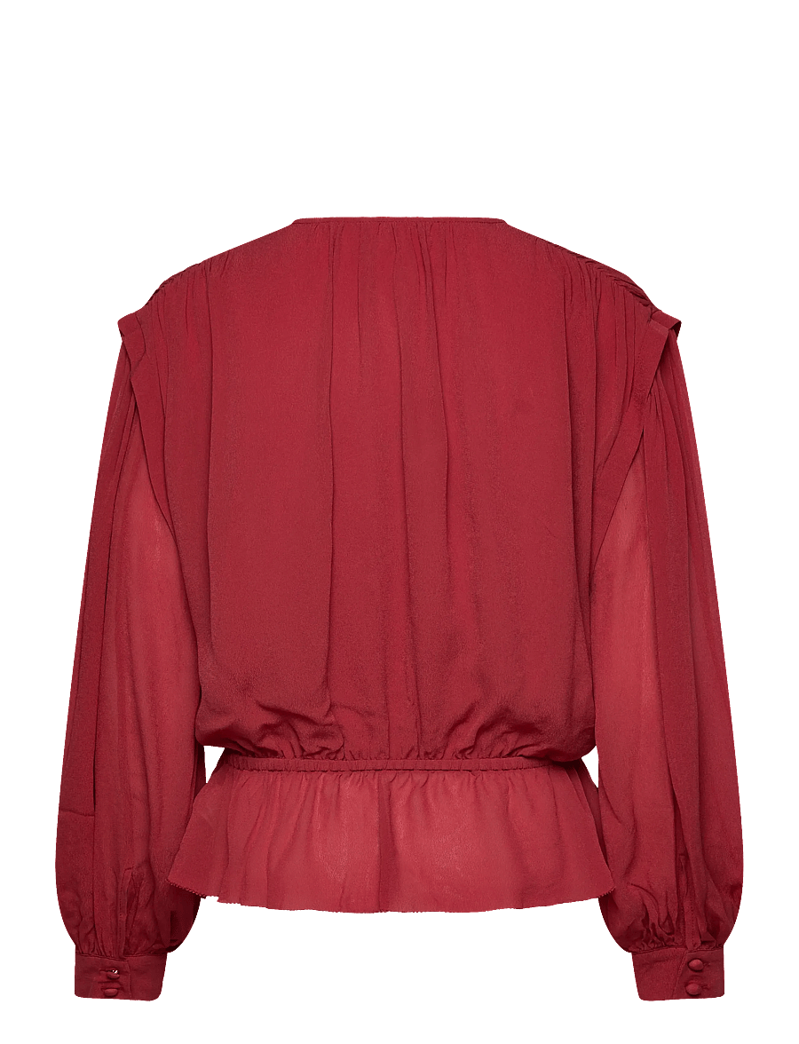 SUNCOO Paris - Linsay - langärmelige blusen - terracotta - 1