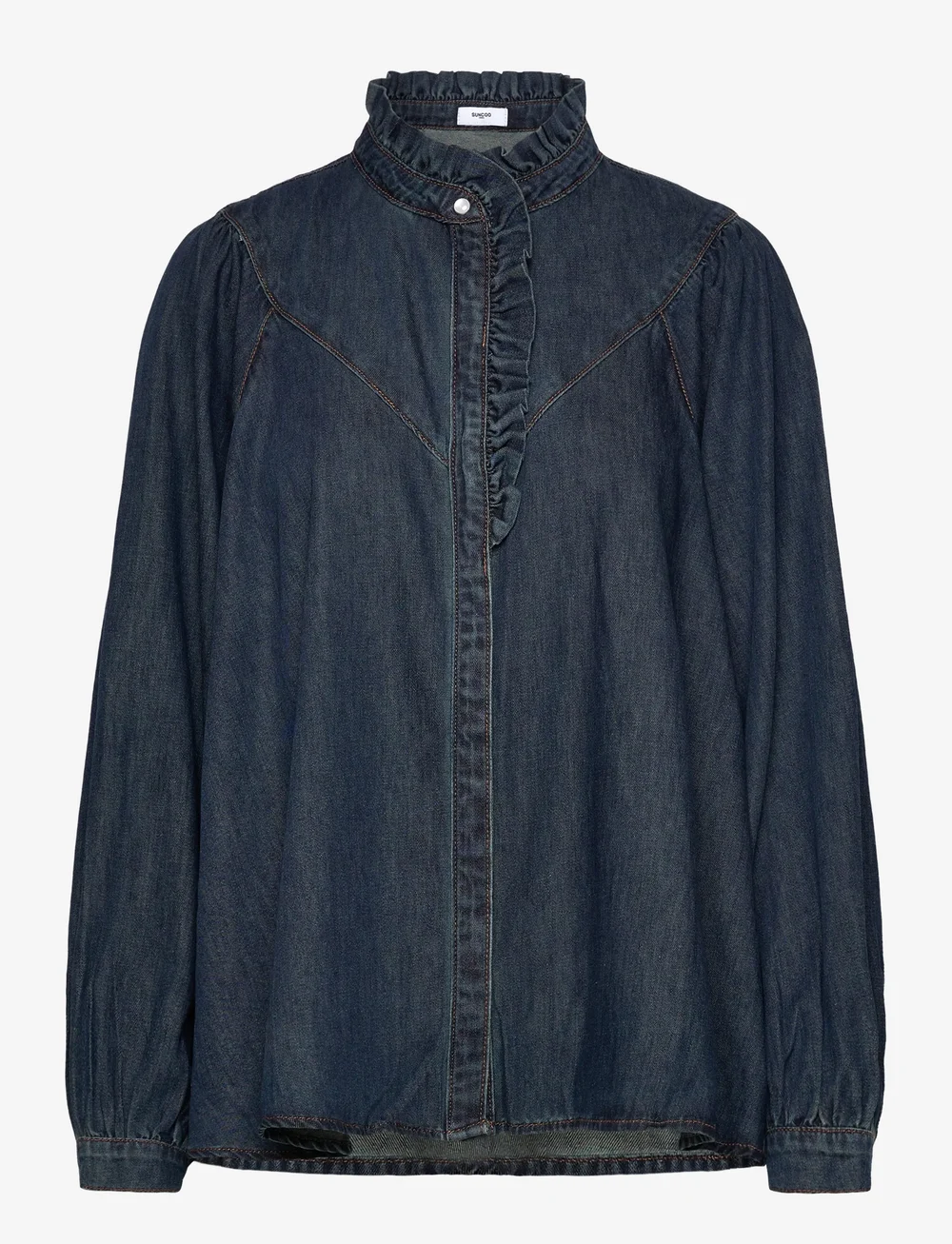 SUNCOO Paris - Lively - jeansskjortor - bleu jeans - 1