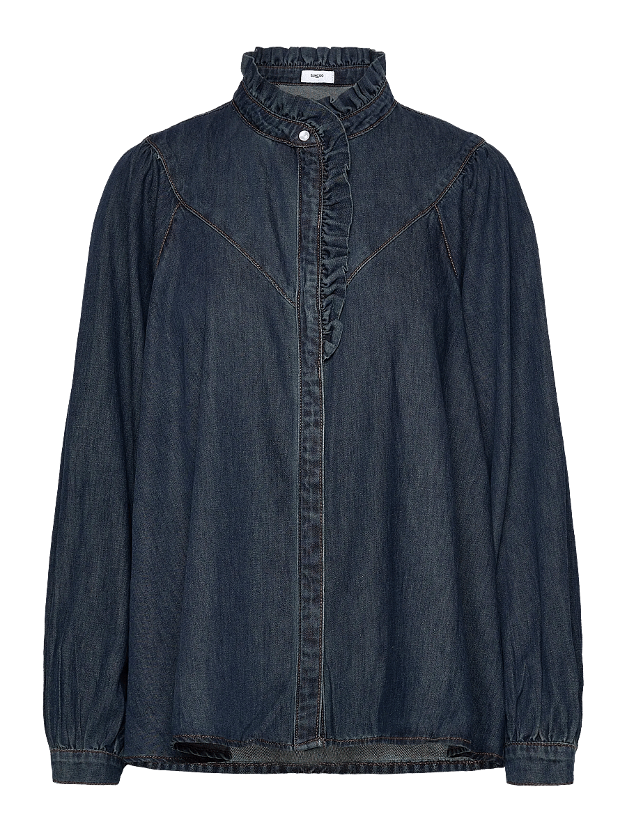 SUNCOO Paris - Lively - jeansskjortor - bleu jeans - 1