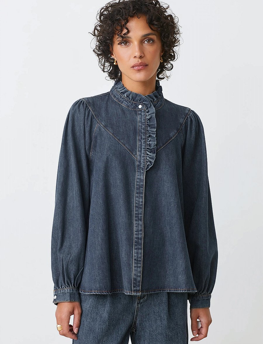 SUNCOO Paris - Lively - jeansskjortor - bleu jeans - 3