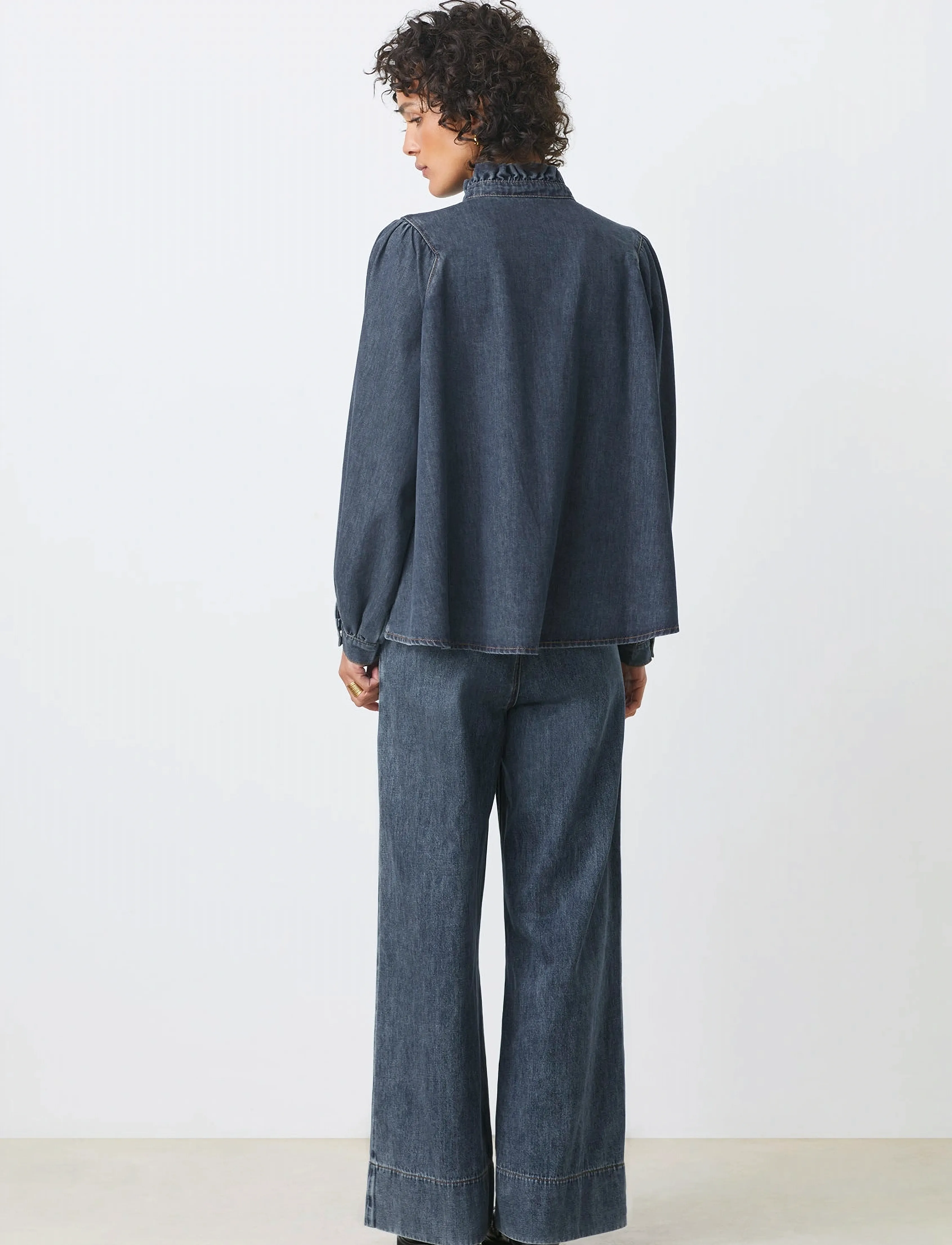 SUNCOO Paris - Lively - jeansowe koszule - bleu jeans - 5