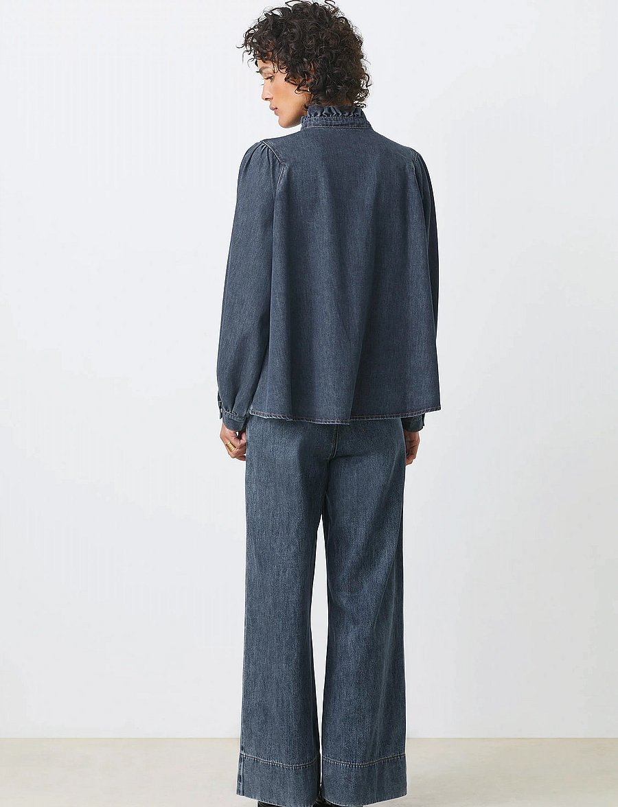 SUNCOO Paris - Lively - jeansskjortor - bleu jeans - 5