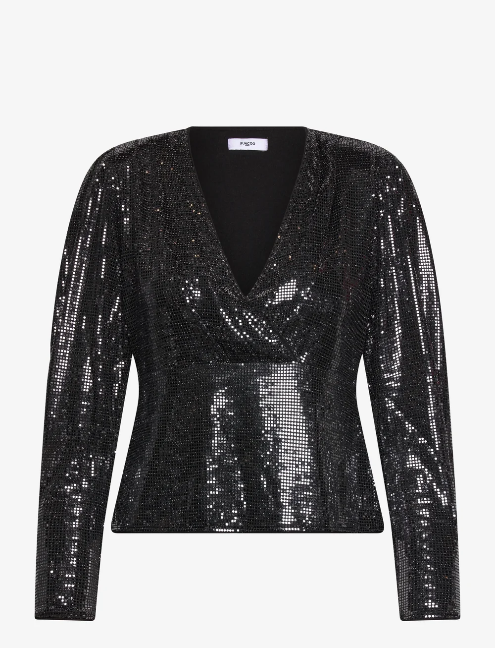 SUNCOO Paris - Lorena - langærmede bluser - argent - 0