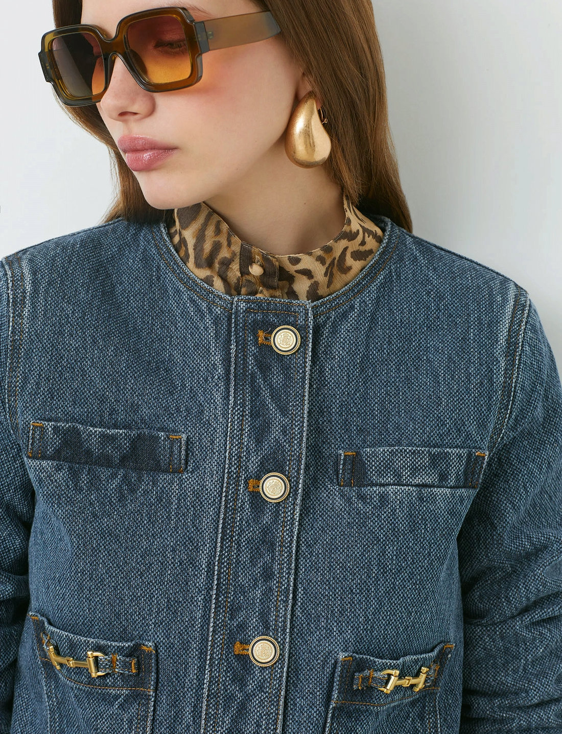 SUNCOO Paris - Daryl - jeansjacken - bleu jeans - 3