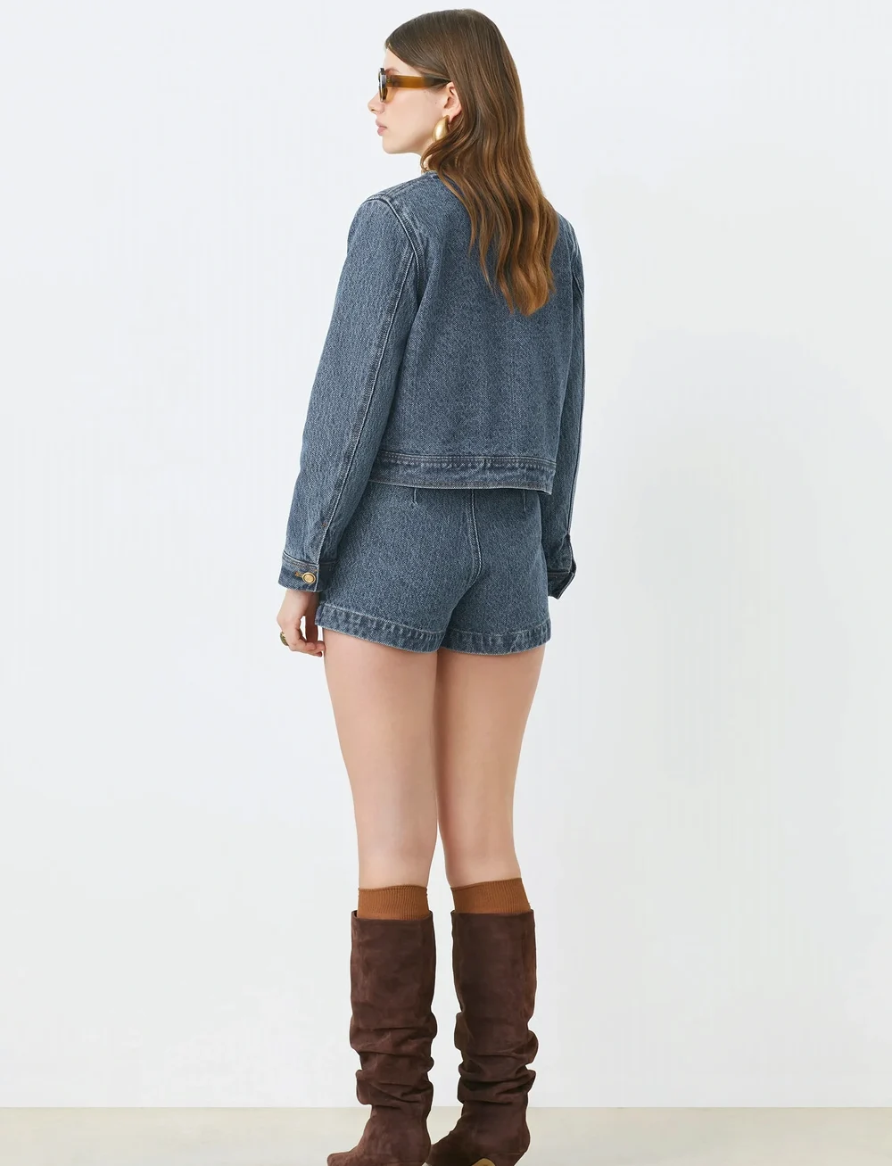 SUNCOO Paris - Daryl - jeansjacken - bleu jeans - 4