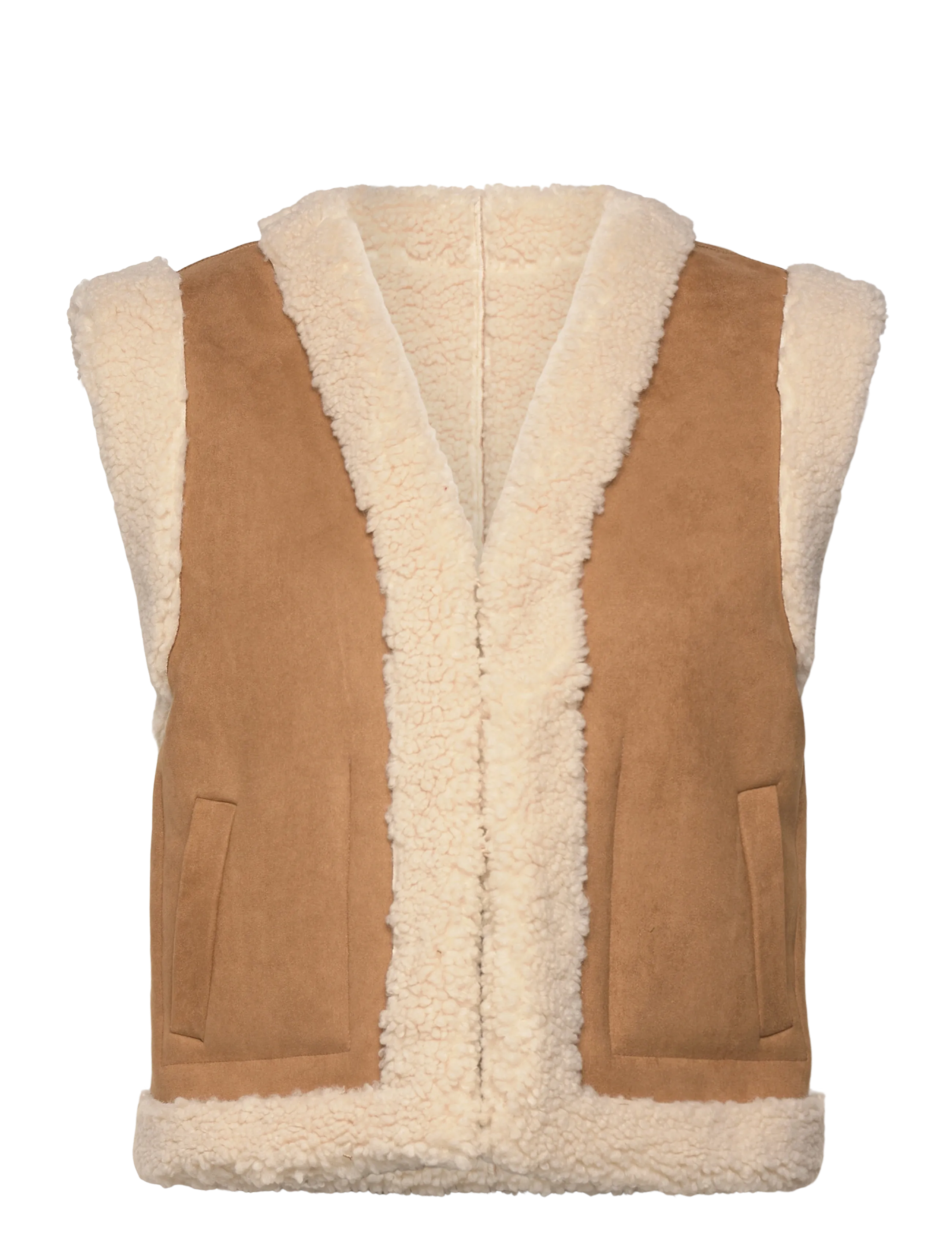 SUNCOO Paris Dual - Faux Fur - CAMEL / beige