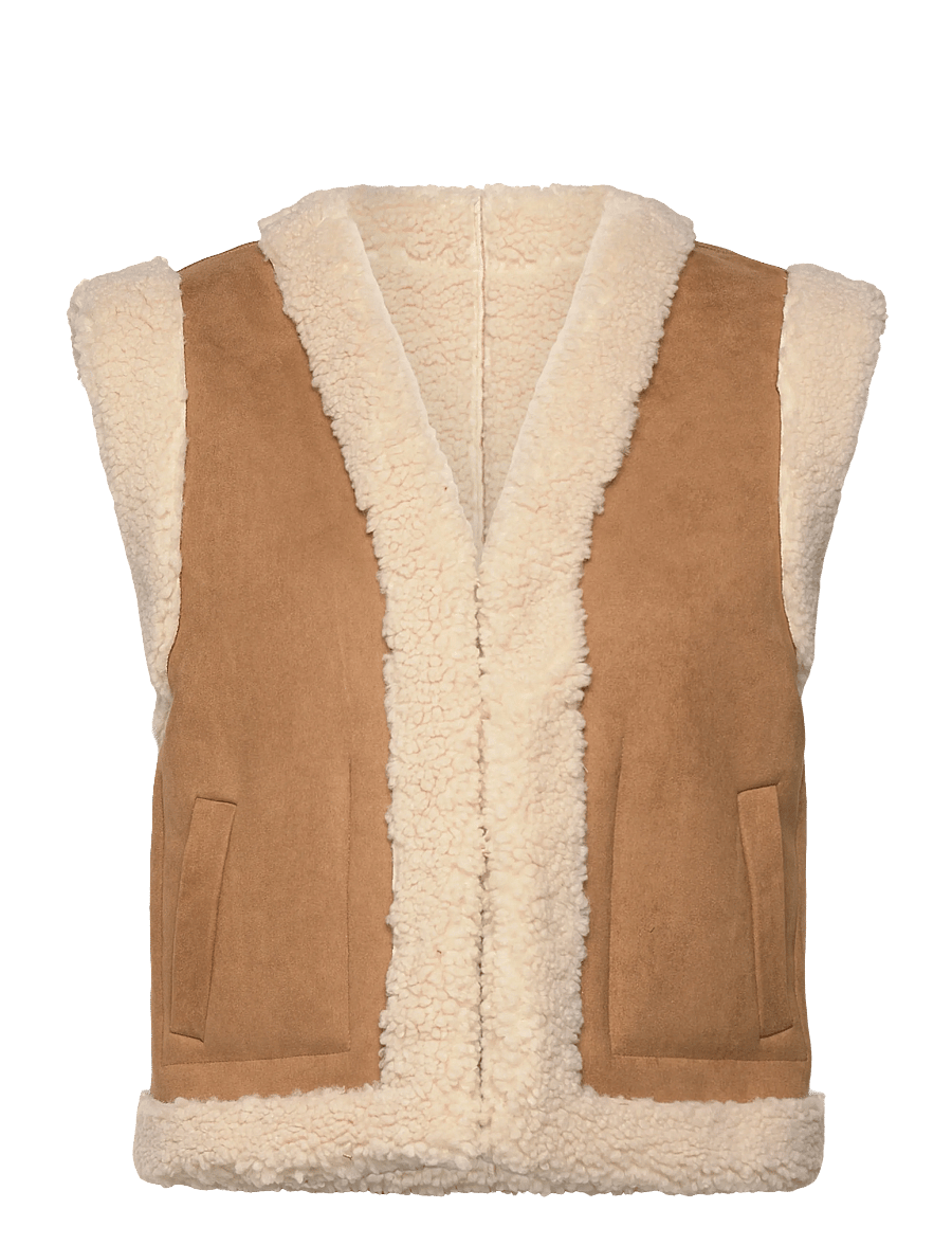 SUNCOO Paris - Dual - faux fur jakker - camel - 1
