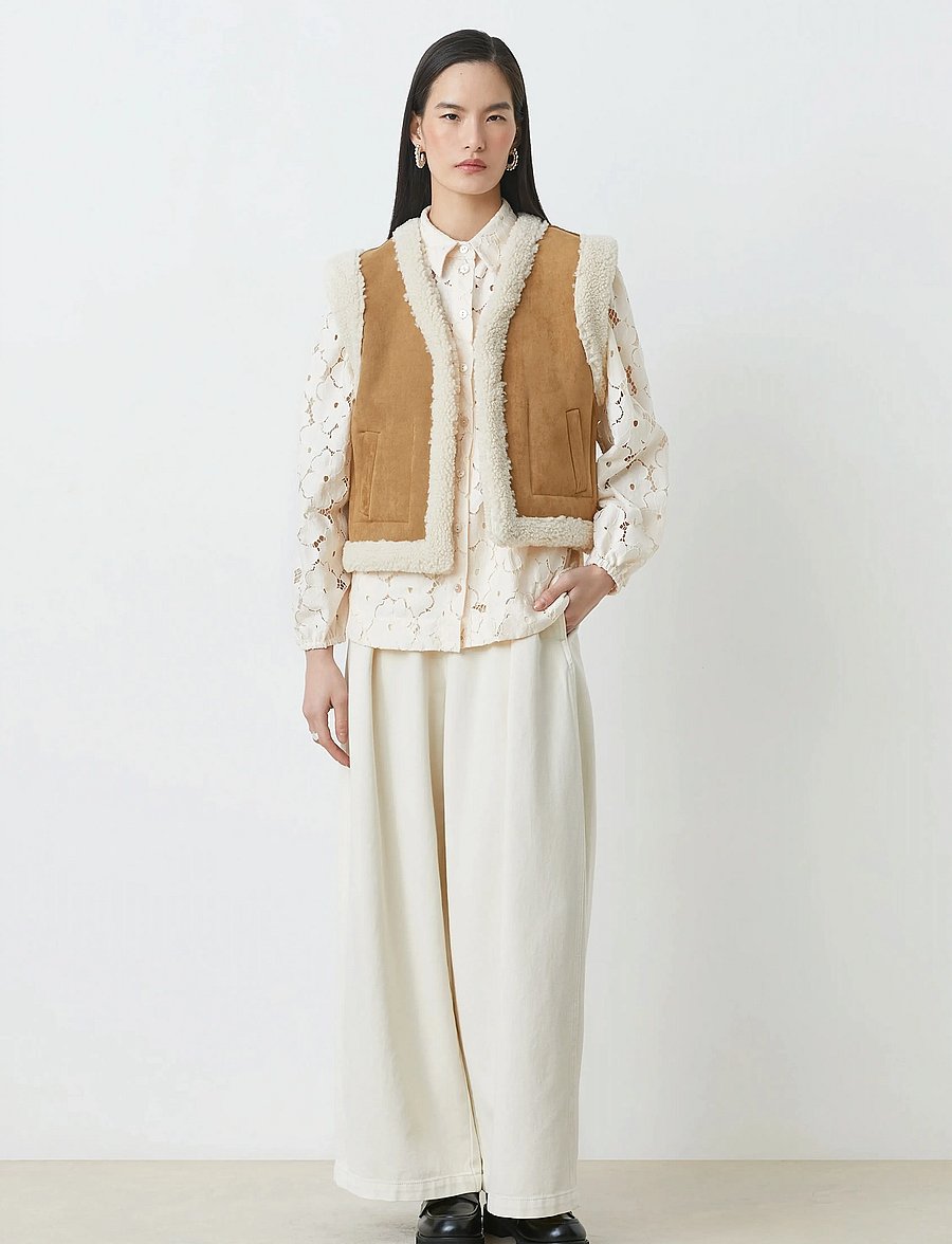 SUNCOO Paris - Dual - faux fur jakker - camel - 3