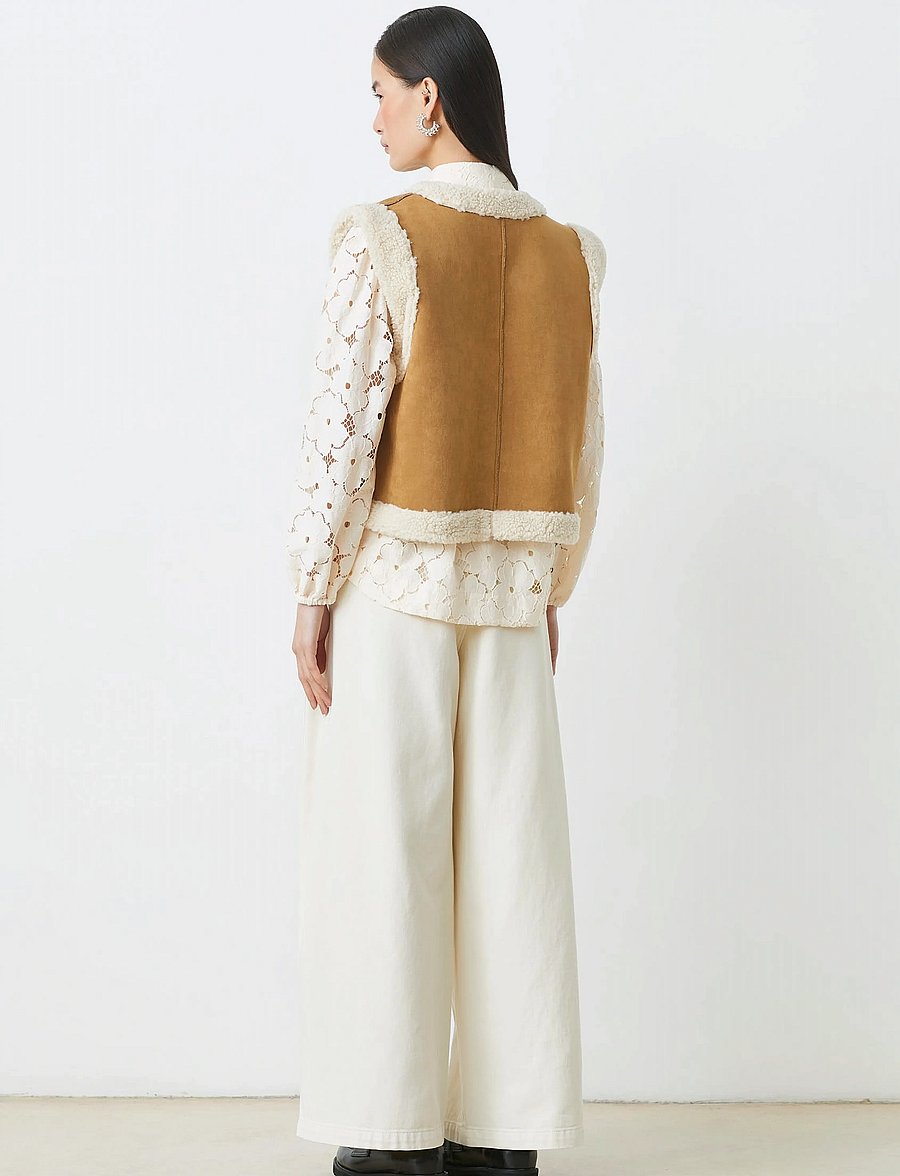 SUNCOO Paris - Dual - faux fur jakker - camel - 4