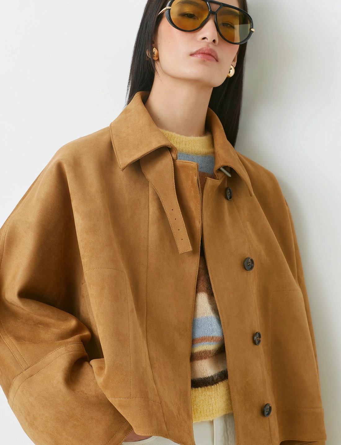 SUNCOO Paris - Eloiz - fall jackets - camel - 3