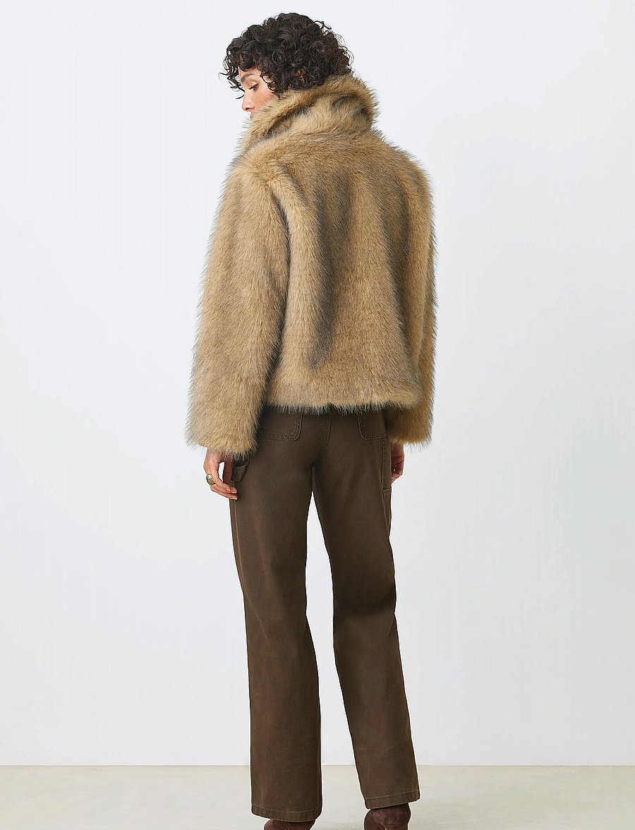 SUNCOO Paris - Egon - kunstpelz - beige - 4
