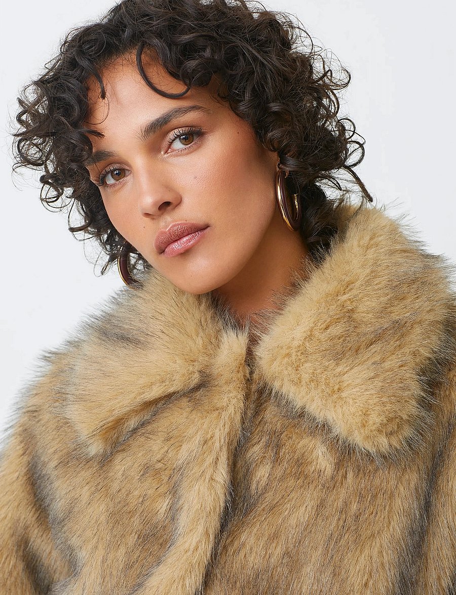 SUNCOO Paris - Egon - kunstpelz - beige - 5