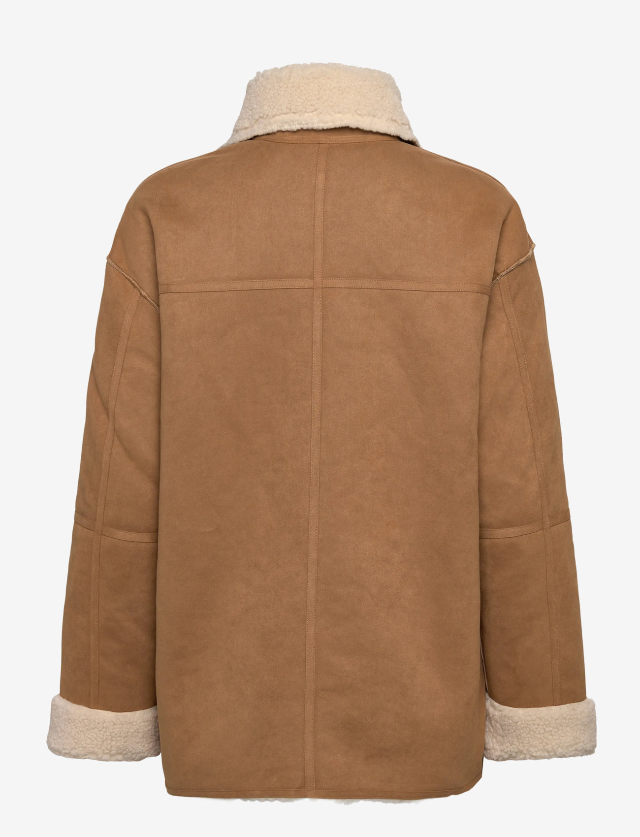 SUNCOO Paris - Erik - fuskpäls - camel - 2