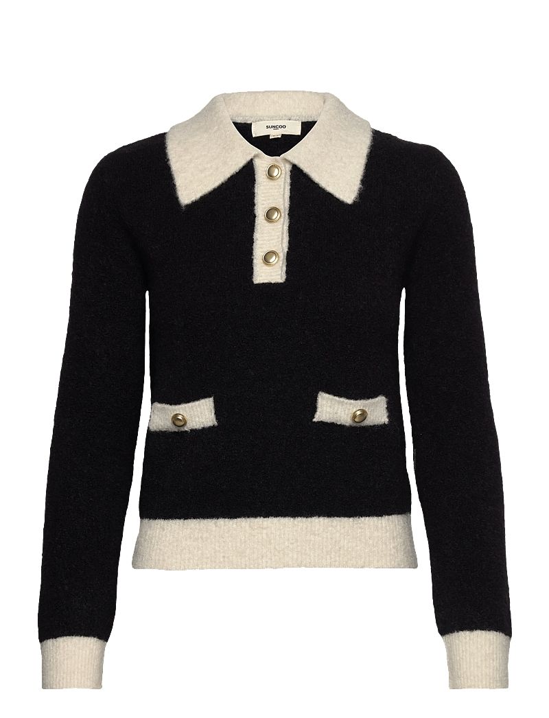 SUNCOO Paris - Pacival - stickade tröjor - noir - 0