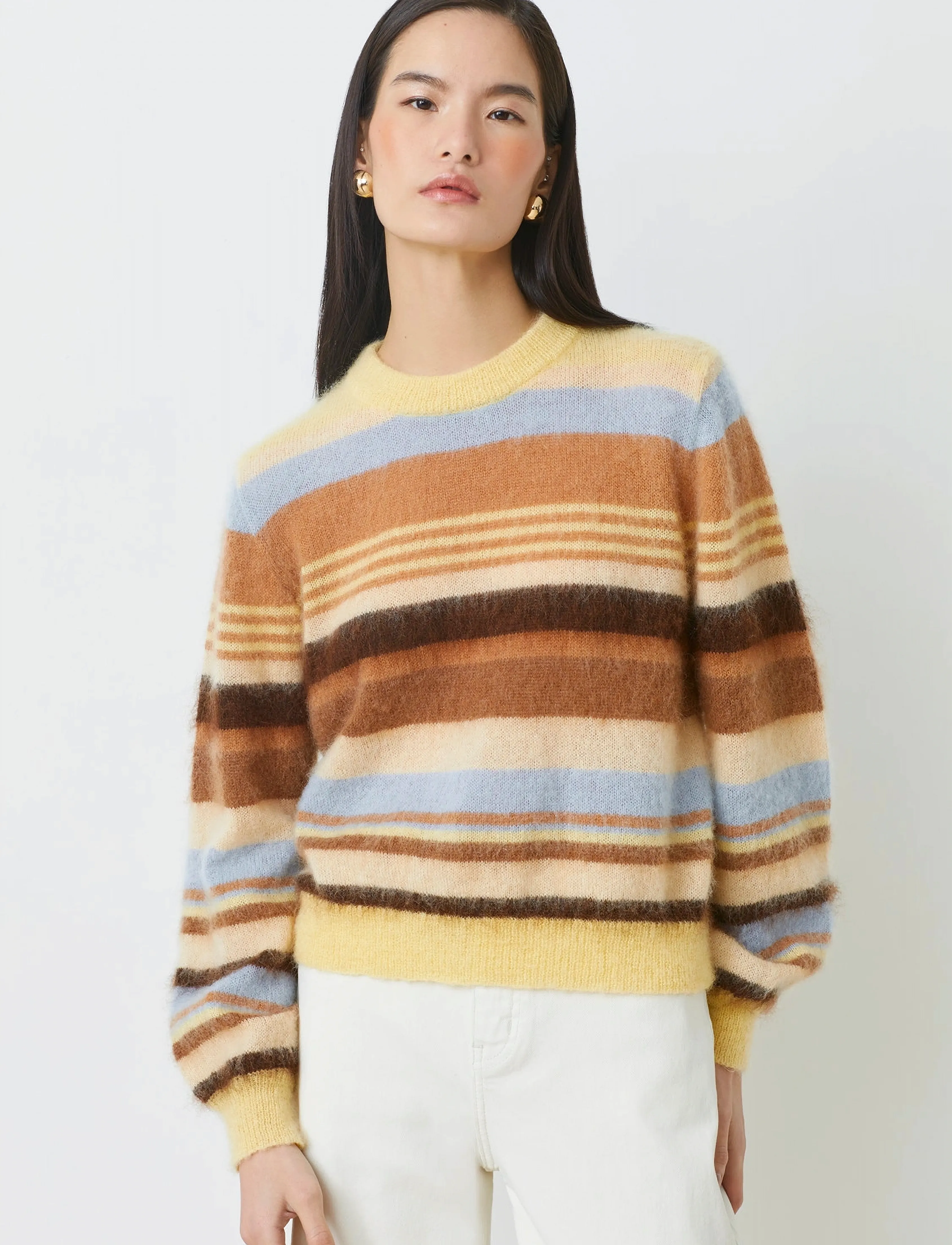 SUNCOO Paris Prioris, S, Multi/patterned, Strik > Trøjer, Dame