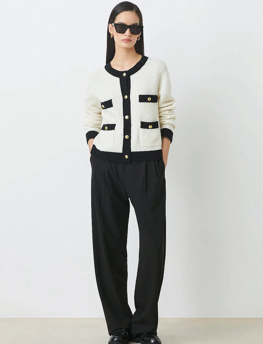 SUNCOO Paris - Gabili - cardigans - blanc casse - 0