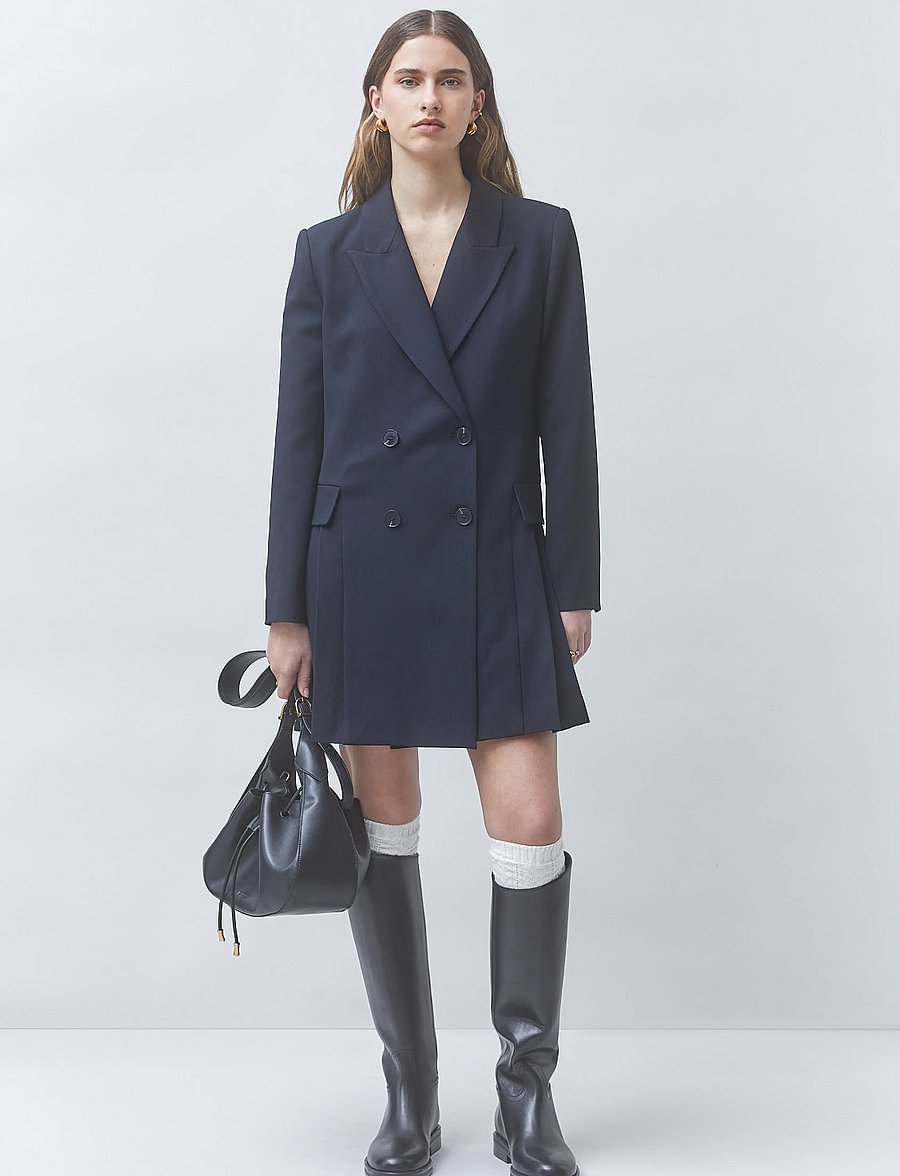 SUNCOO Paris - Cassis - zweireihige blazer - bleu nuit - 0