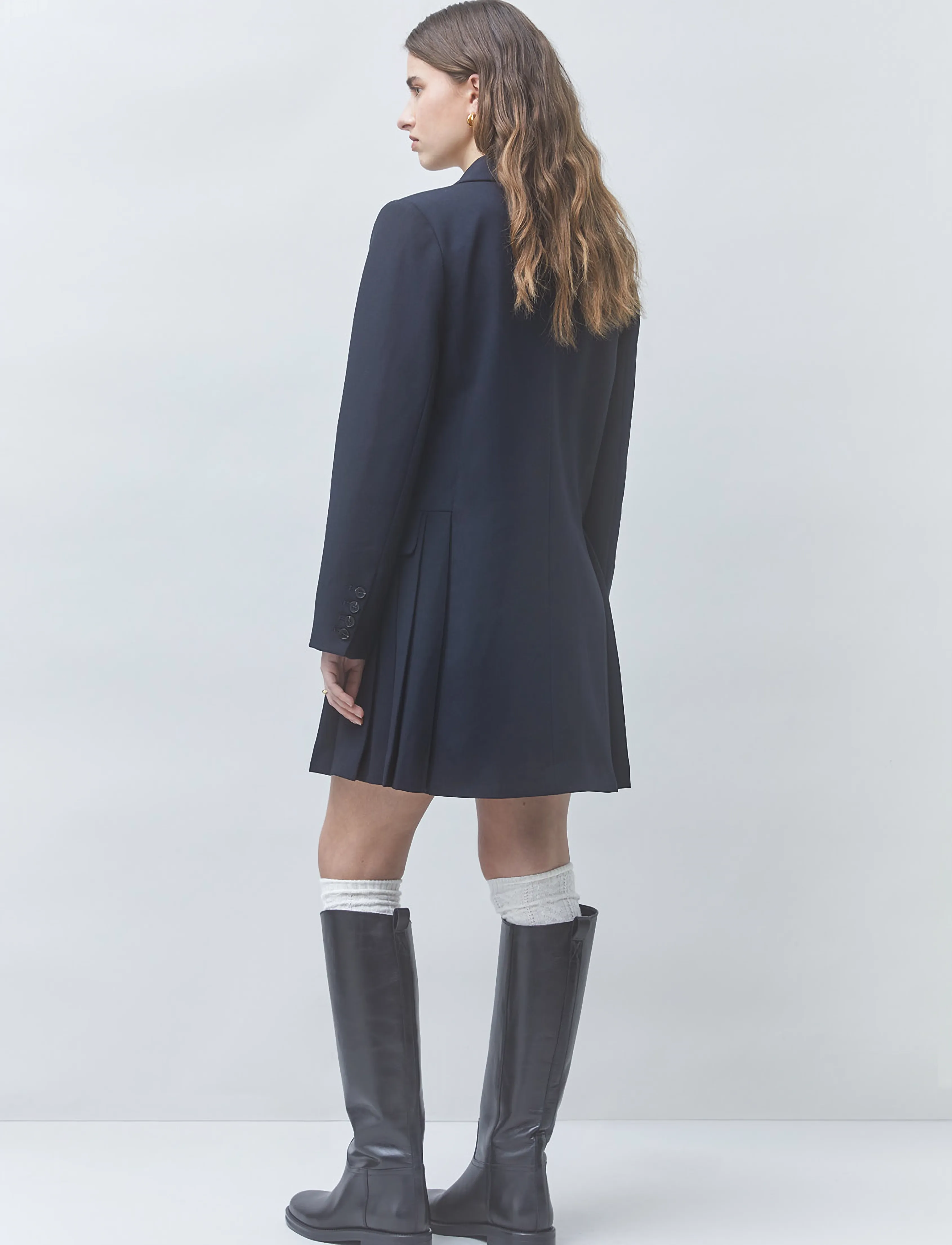 SUNCOO Paris - Cassis - zweireihige blazer - bleu nuit - 3