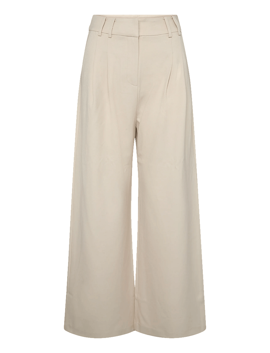 SUNCOO Paris - Japan - hosen mit weitem bein - creme - 1