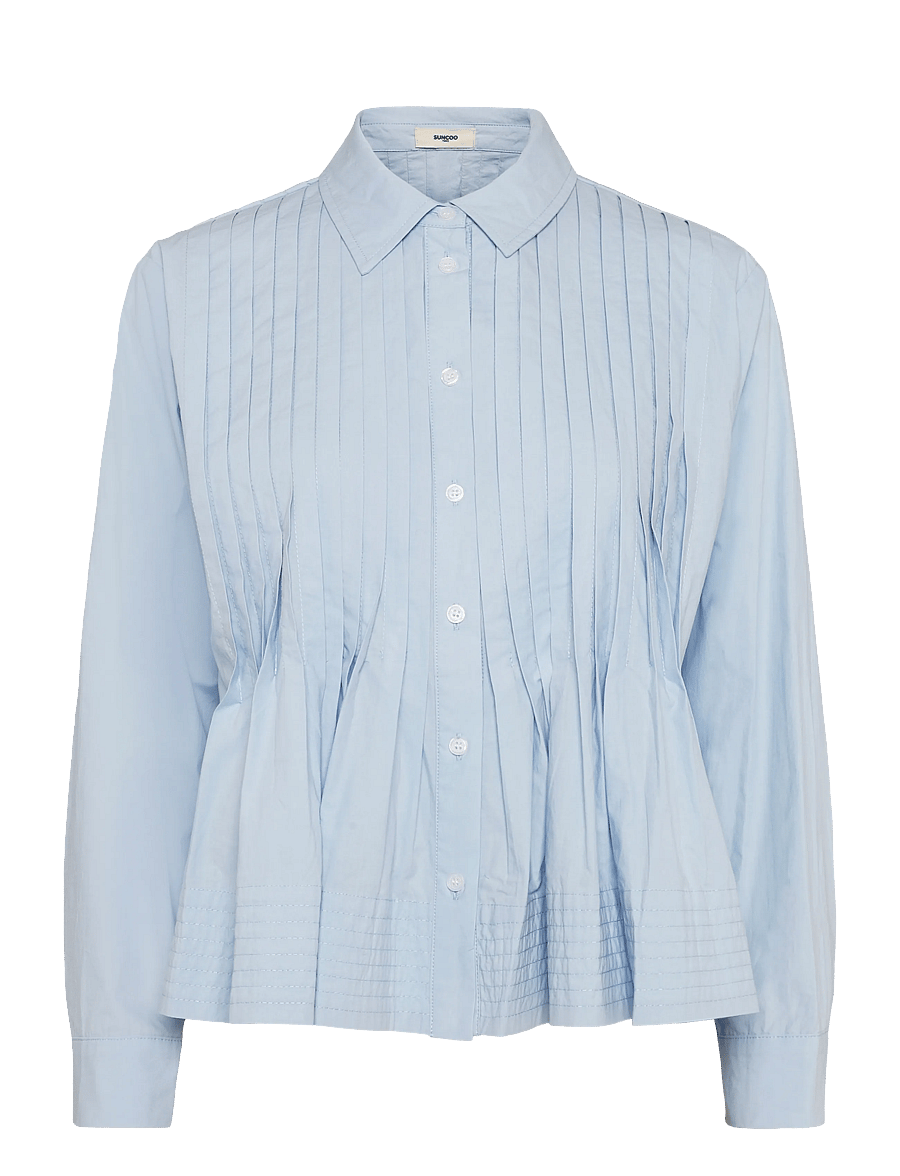 SUNCOO Paris - Loeli - pikkade varrukatega särgid - bleu ciel - 1