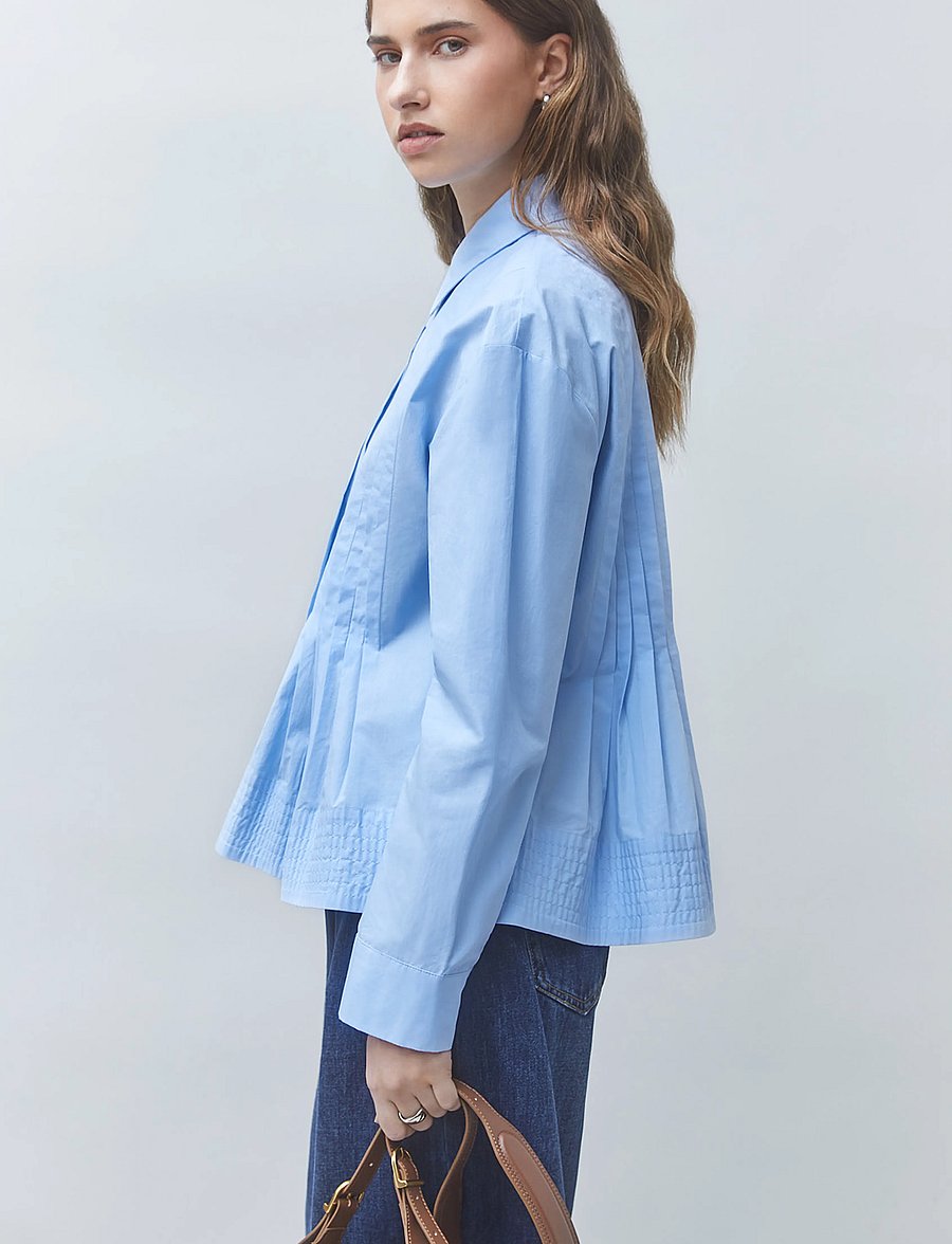 SUNCOO Paris - Loeli - pikkade varrukatega särgid - bleu ciel - 4