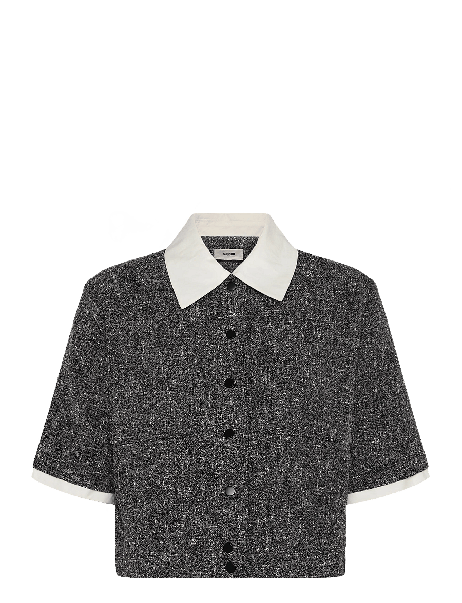 SUNCOO Paris - Lino - kurzärmlige hemden - carbone - 1
