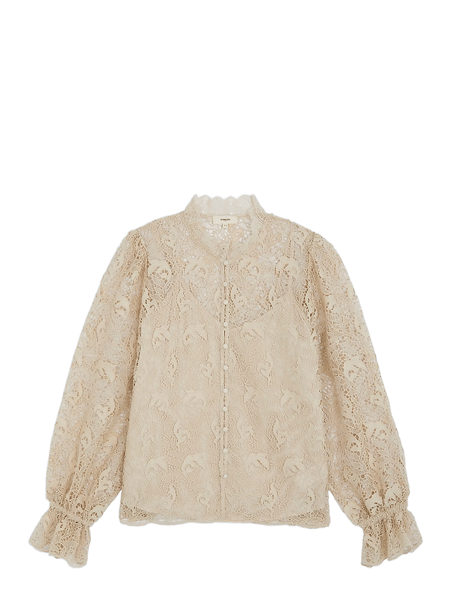 SUNCOO Paris - Look - langærmede bluser - creme - 1