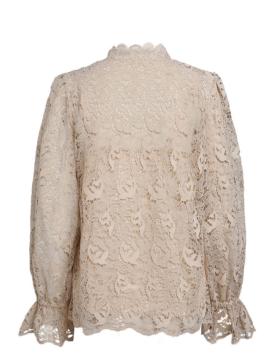 SUNCOO Paris - Look - pikkade varrukatega pluusid - creme - 2