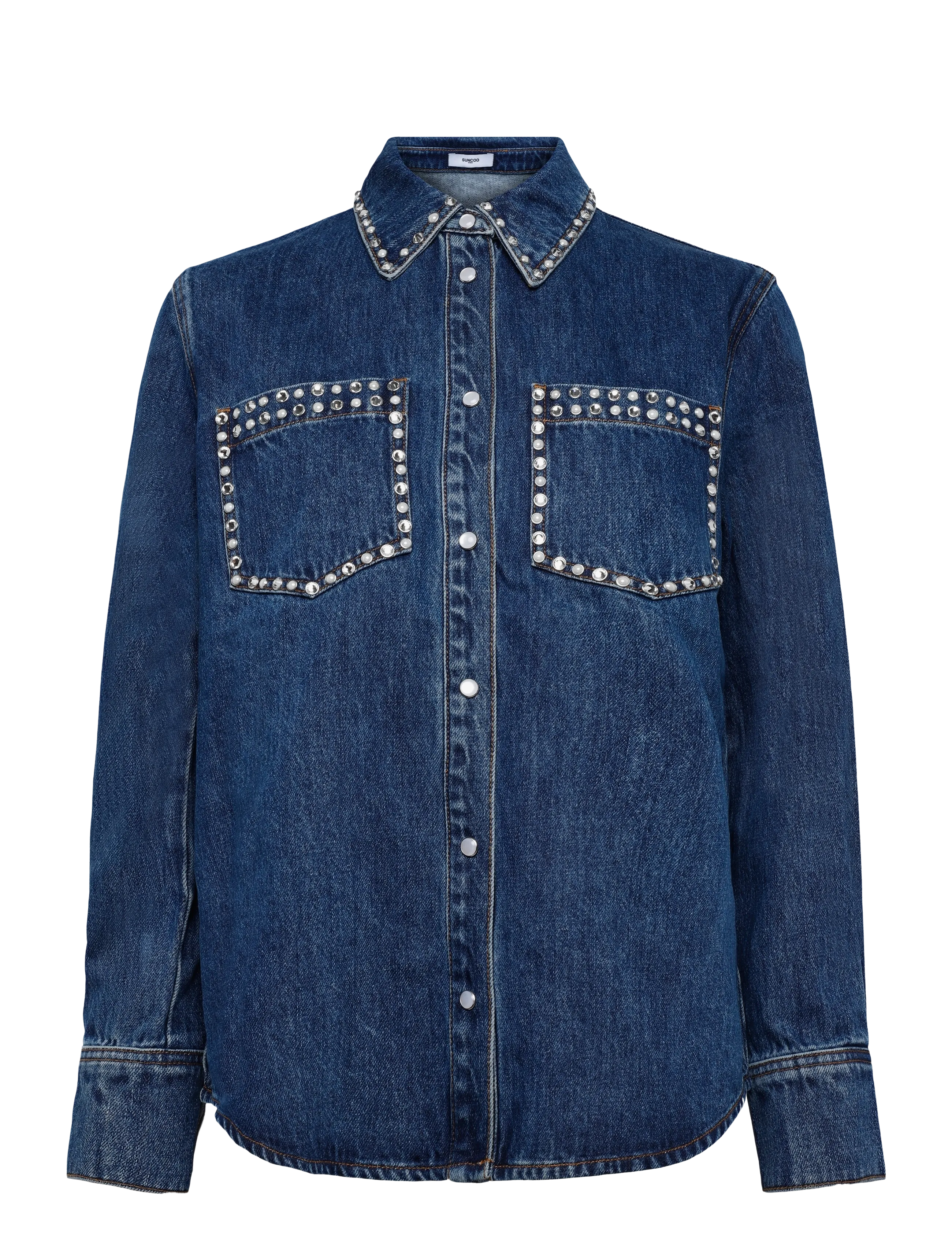 SUNCOO Paris - Link - jeansjacken - bleu jeans - 1