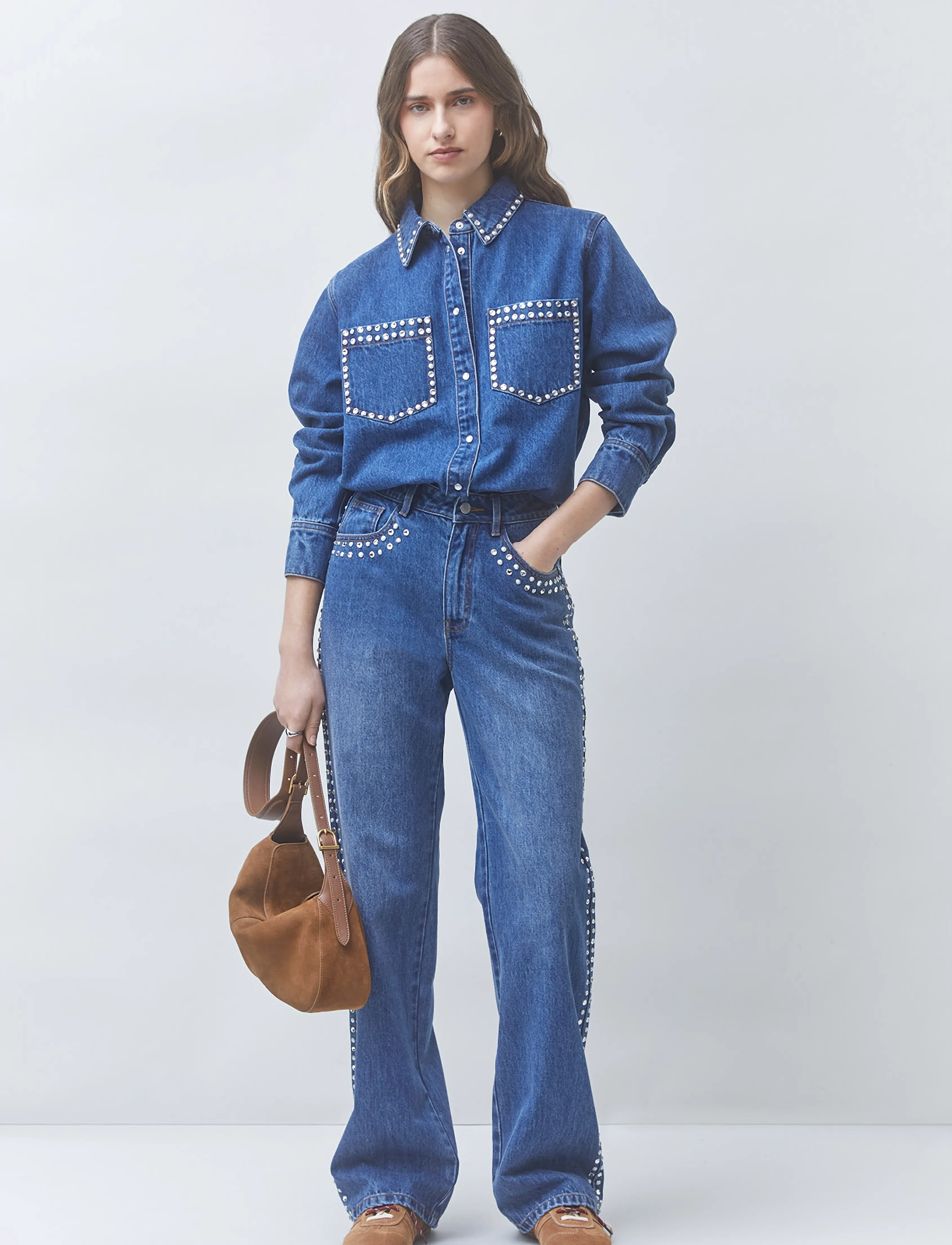 SUNCOO Paris Link - Denim - BLEU JEANS / blue