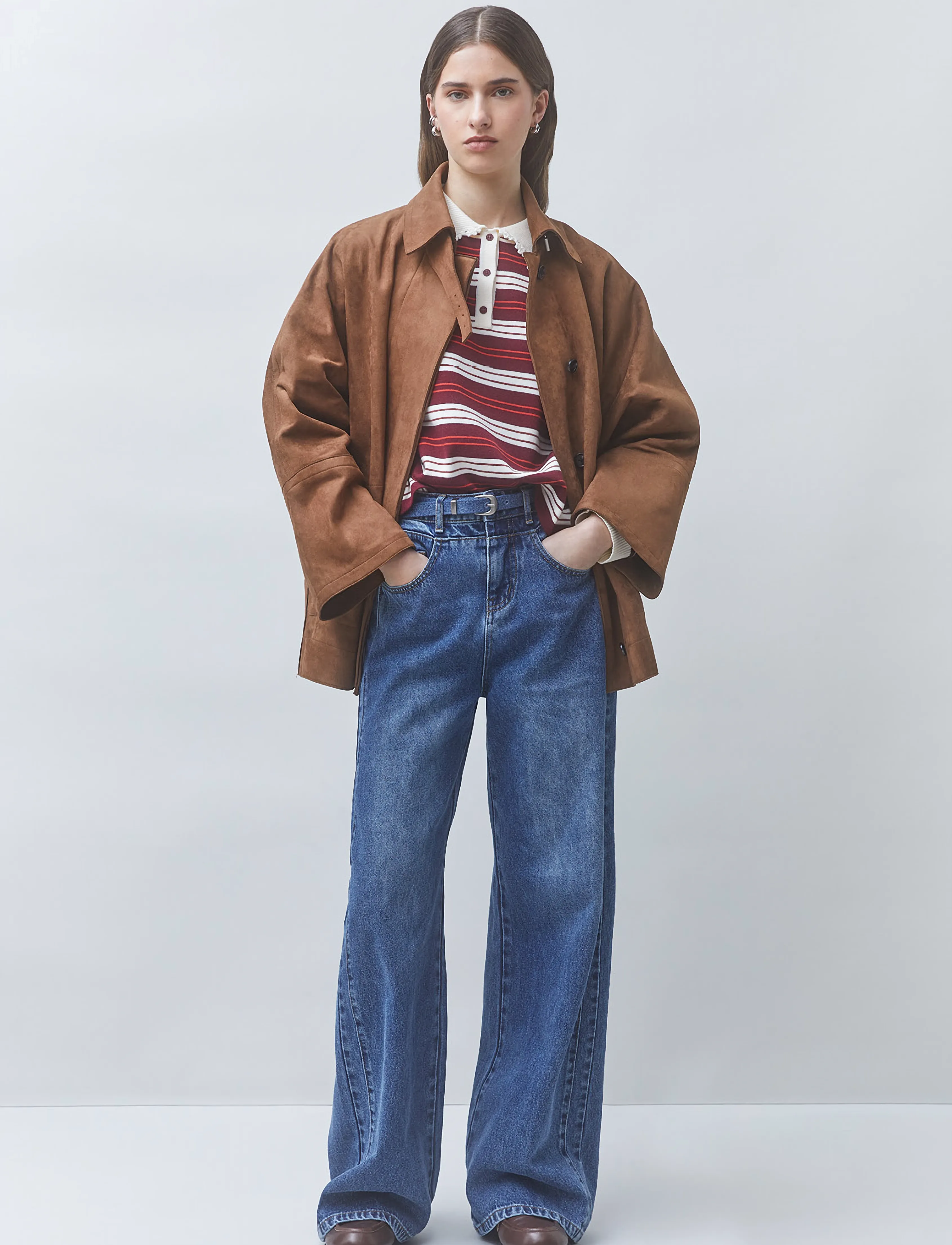 SUNCOO Paris Dido - Light Jackets - TABAC / brown