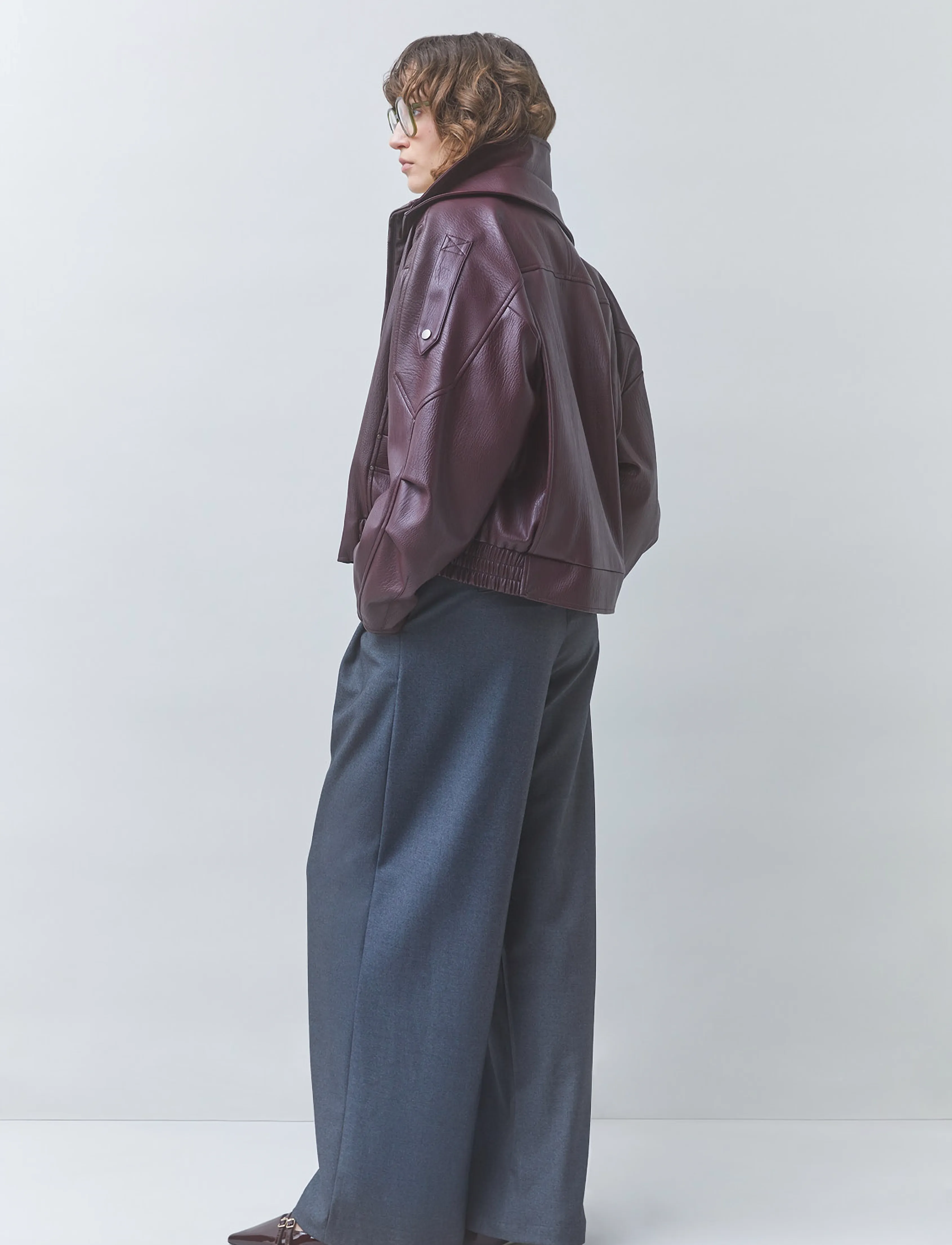 SUNCOO Paris - Early - bomberjacken - prune - 2