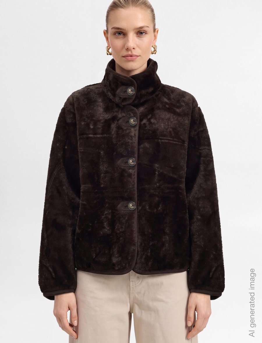 SUNCOO Paris - Elite - fuskpäls - choco - 3