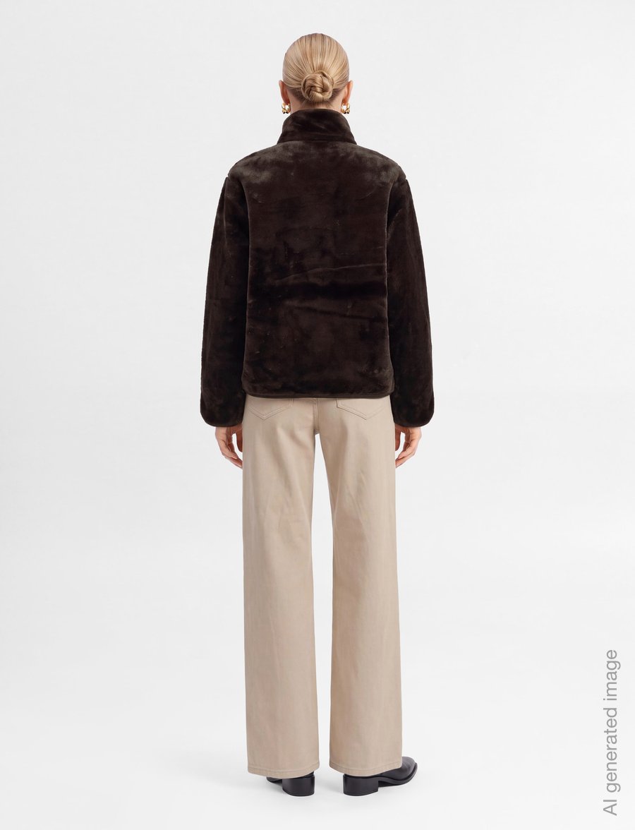 SUNCOO Paris - Elite - fuskpäls - choco - 4