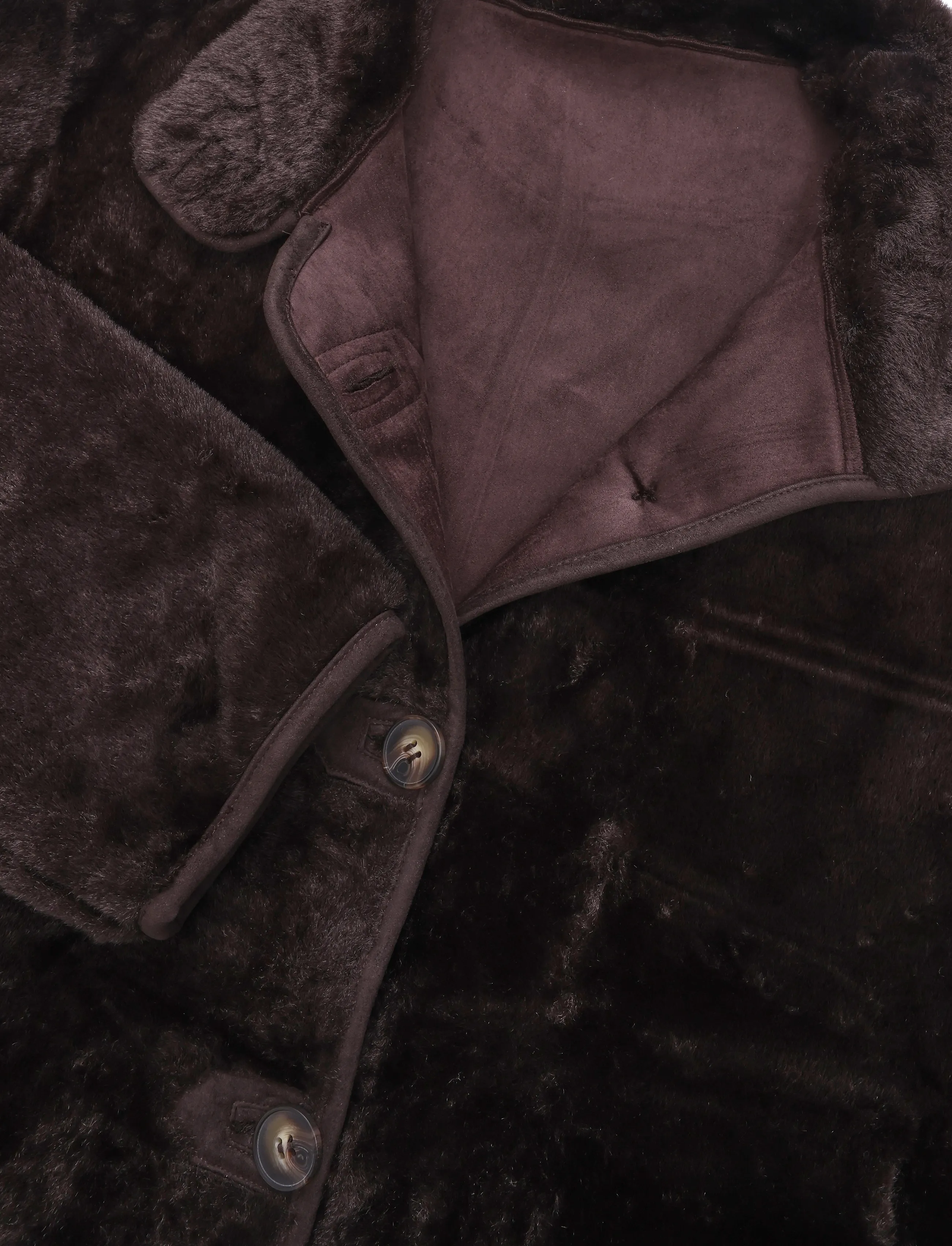 SUNCOO Paris - Elite - faux fur - choco - 2