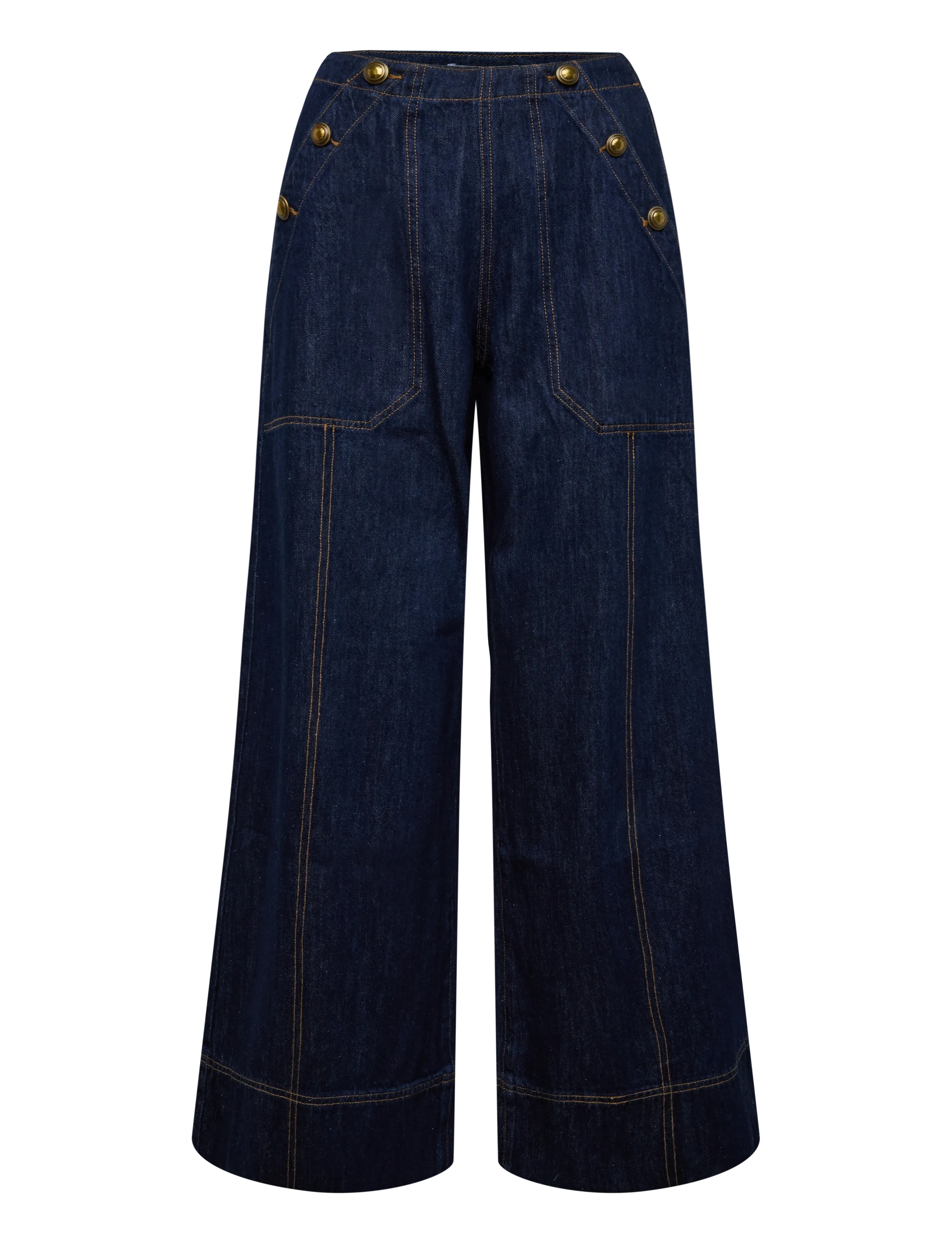 SUNCOO Paris - Royal - brede jeans - bleu brut - 1