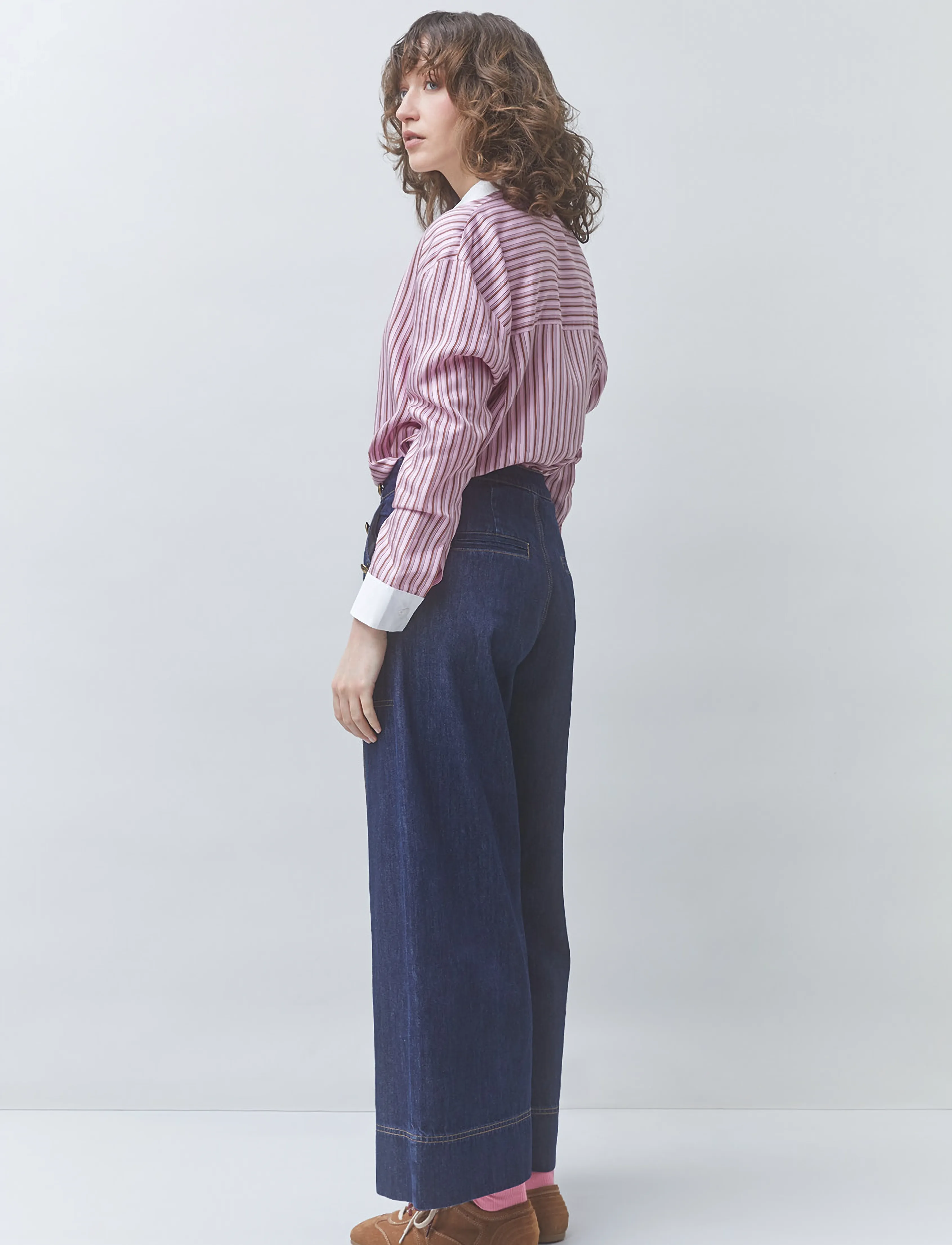 SUNCOO Paris - Royal - brede jeans - bleu brut - 3