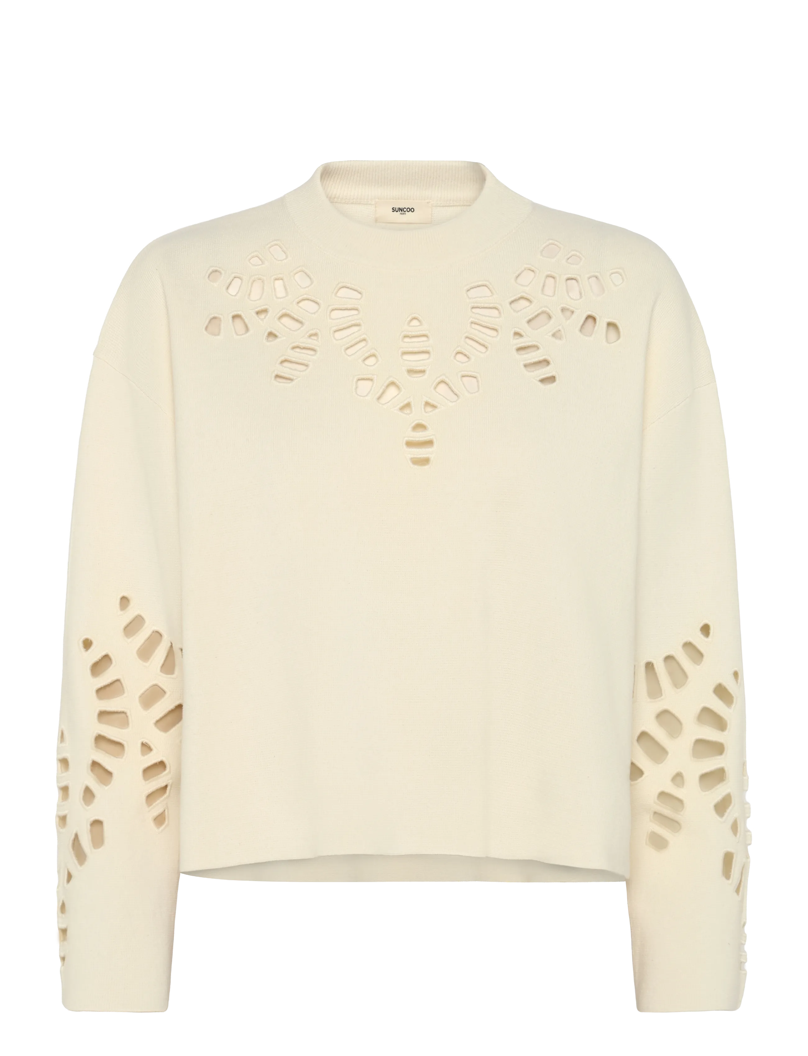 SUNCOO Paris Perika - Striktrøjer - BLANC CASSE / cream