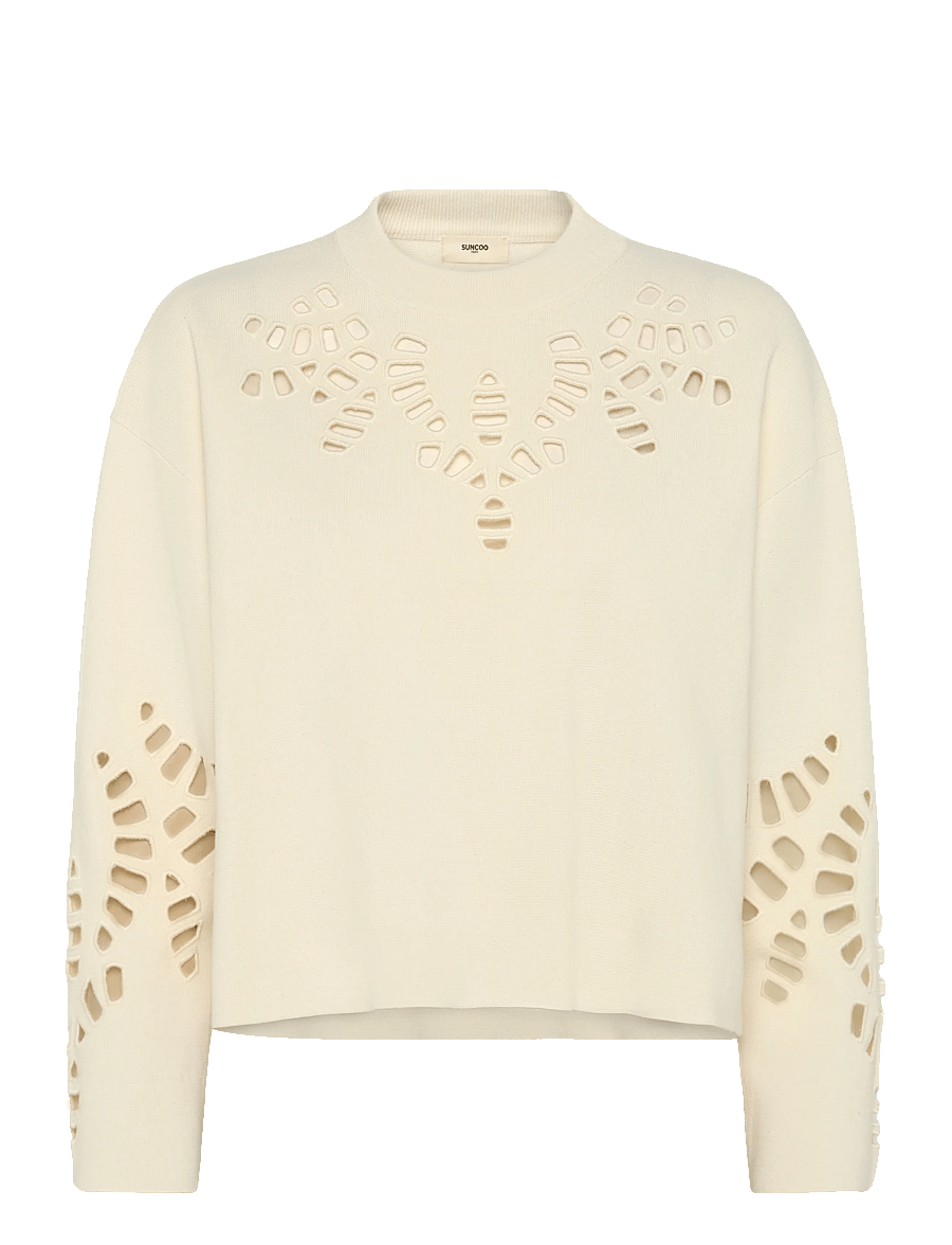 SUNCOO Paris - Perika - striktrøjer - blanc casse - 1
