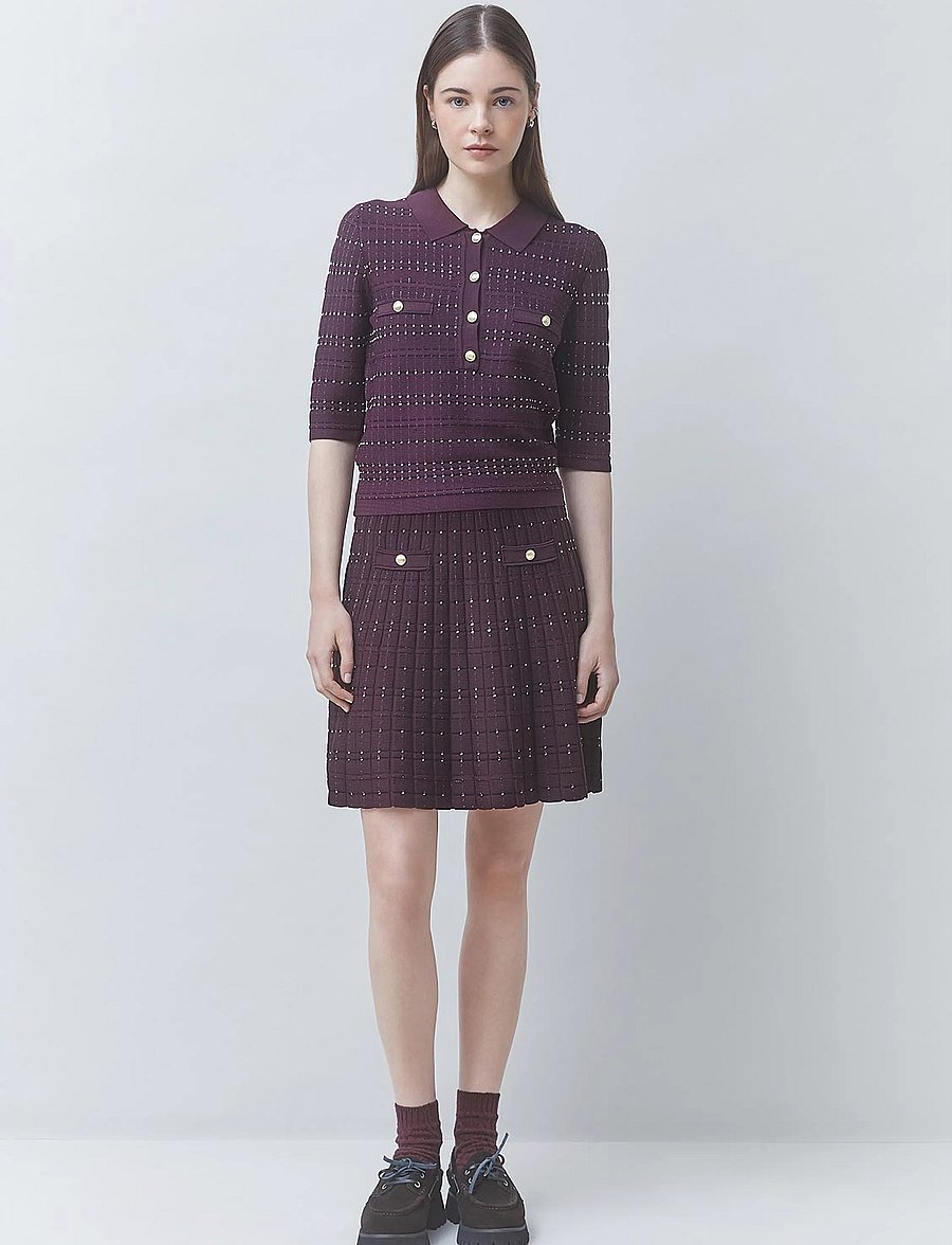 SUNCOO Paris - Pixi - poloshirts - prune - 0