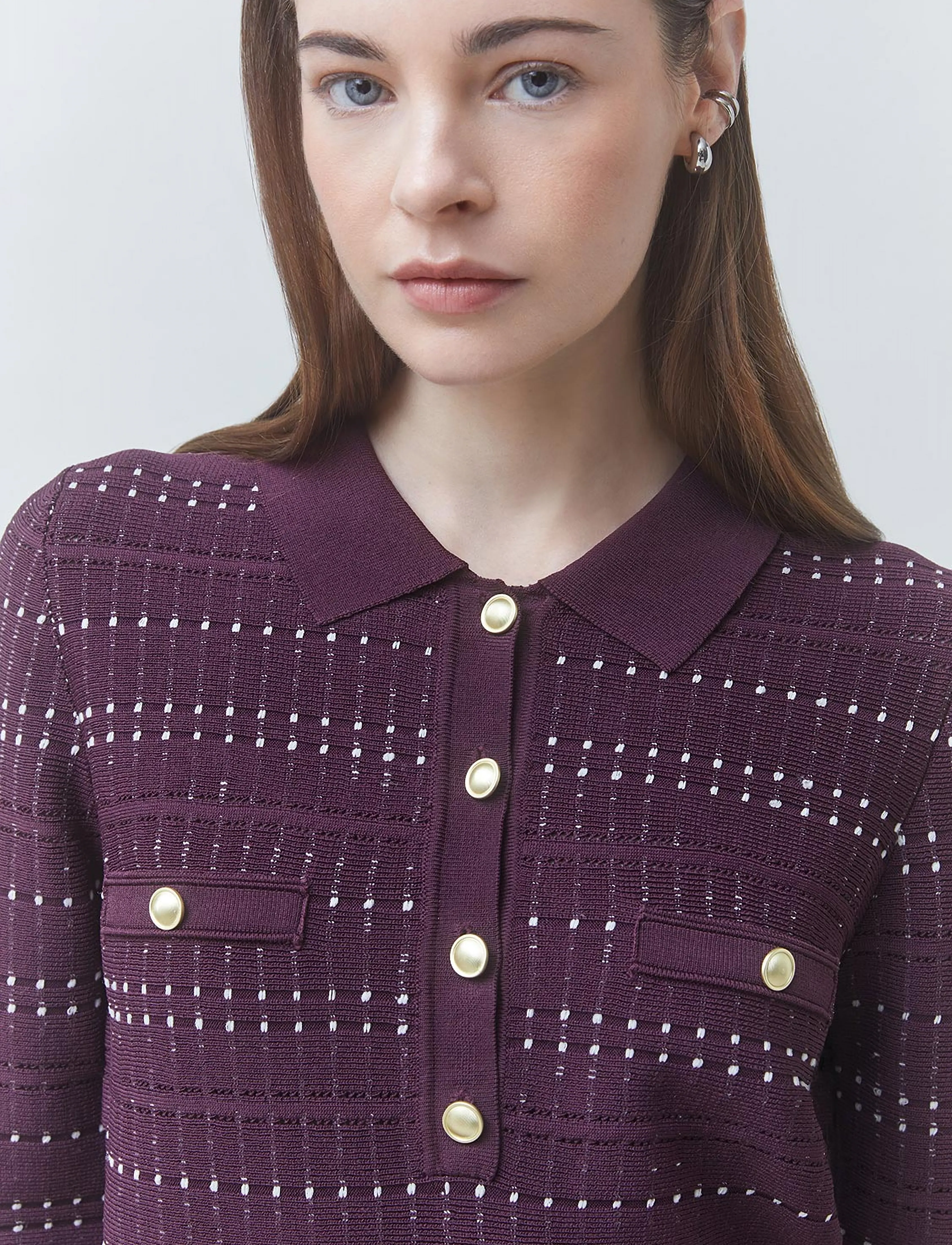 SUNCOO Paris - Pixi - poloshirts - prune - 4