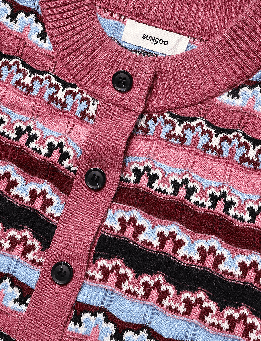 SUNCOO Paris - Gemoni - strickjacken - rose - 5