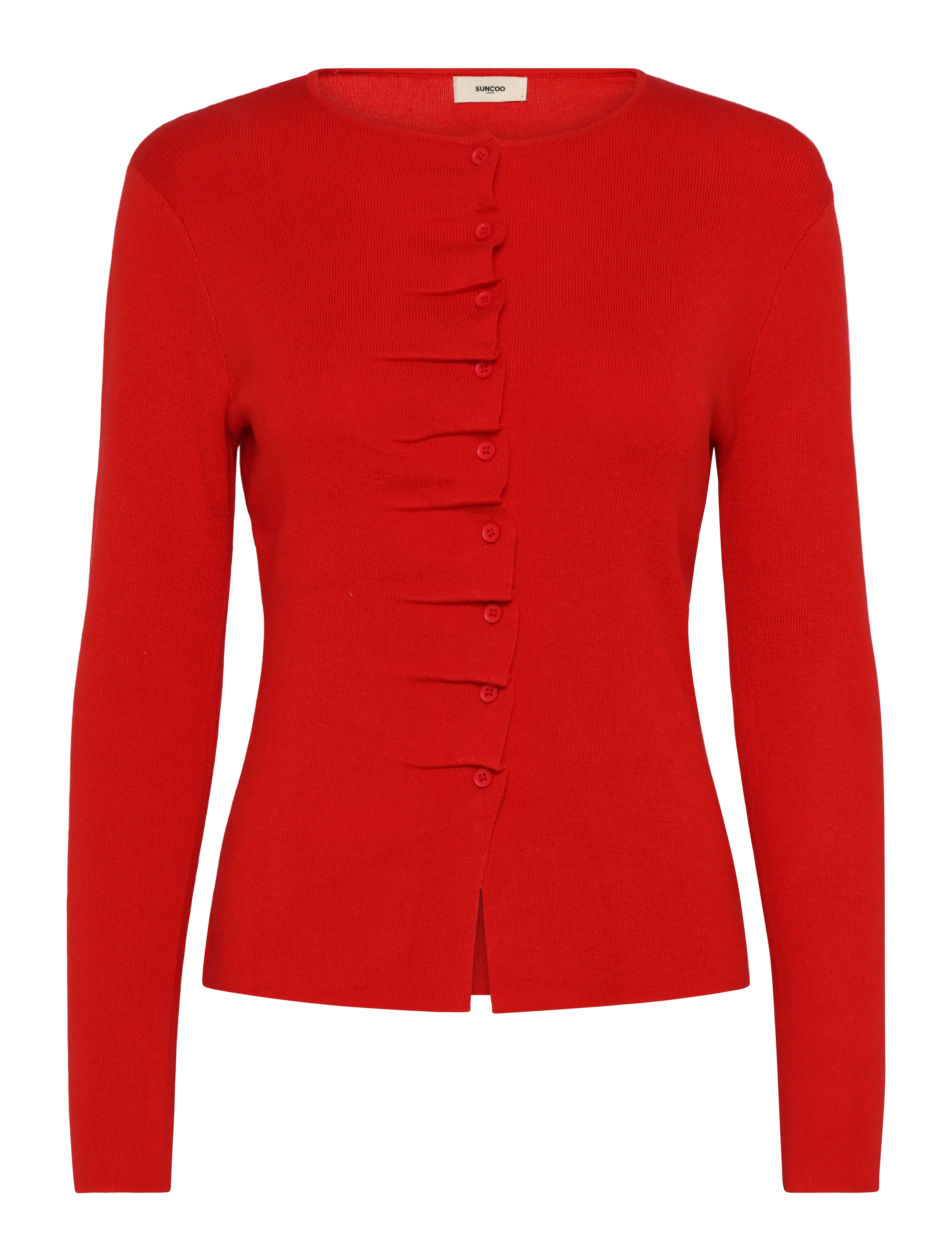 SUNCOO Paris Gamira - Cardigans - ROUGE / red