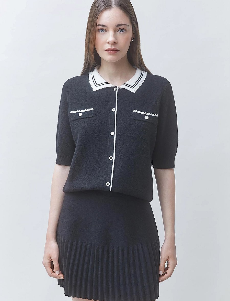 SUNCOO Paris - Falda - plisseeritud seelikud - noir - 3