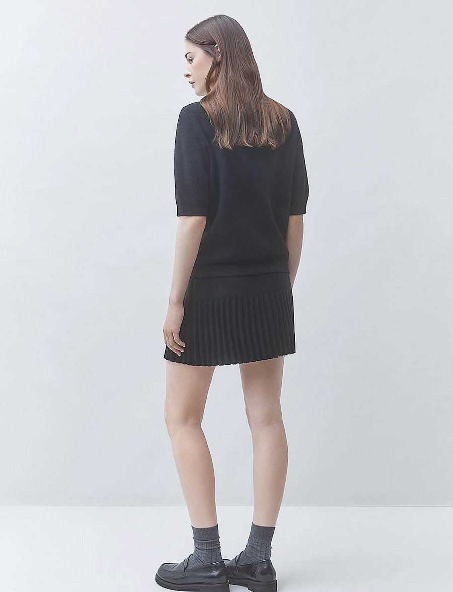 SUNCOO Paris - Falda - plisseeritud seelikud - noir - 4