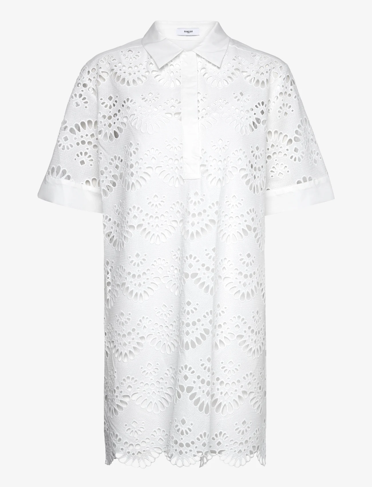 SUNCOO Paris - Carmen - sukienki koszulowe - blanc casse - 0