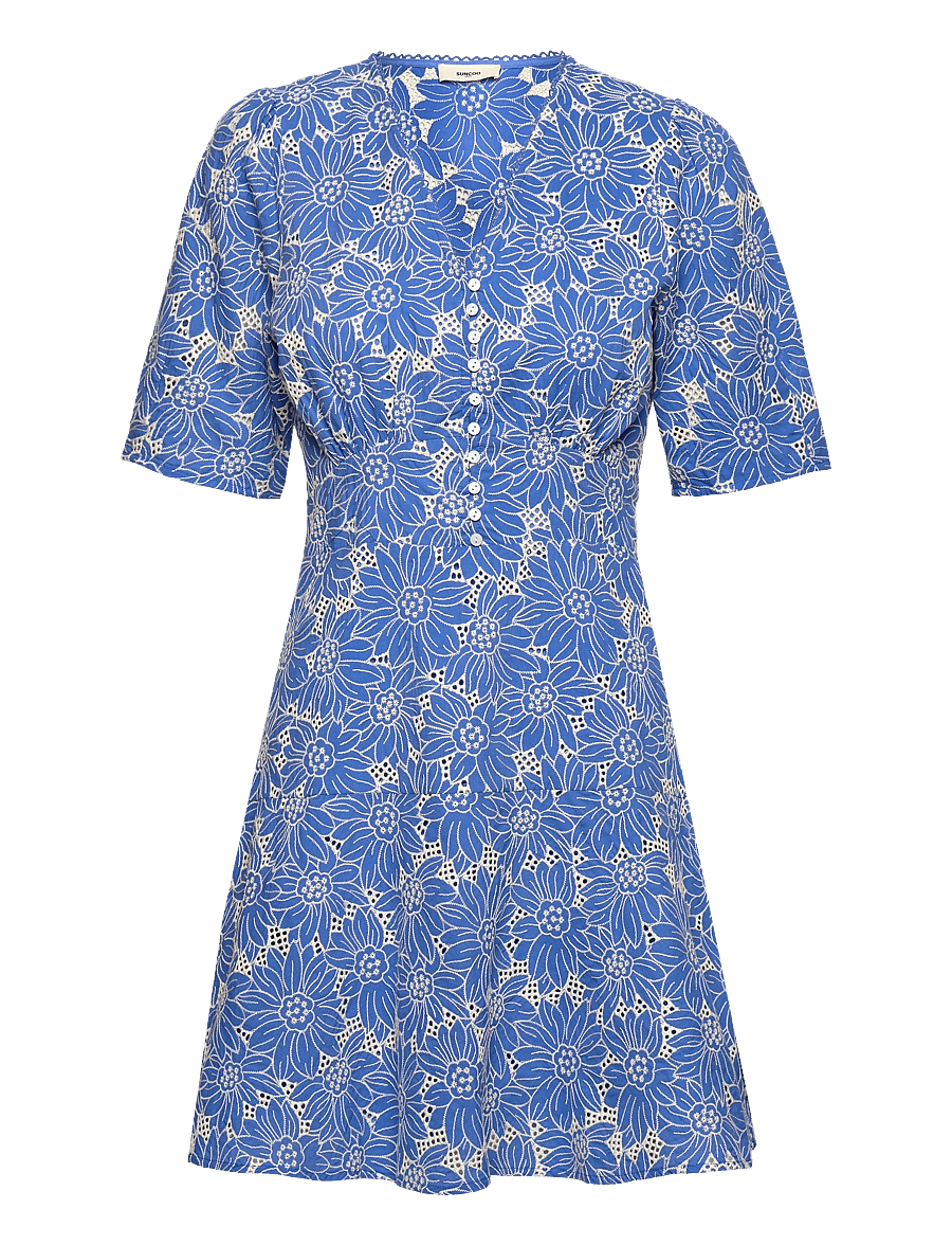 SUNCOO Paris - Cindy - summer dresses - bleu - 0