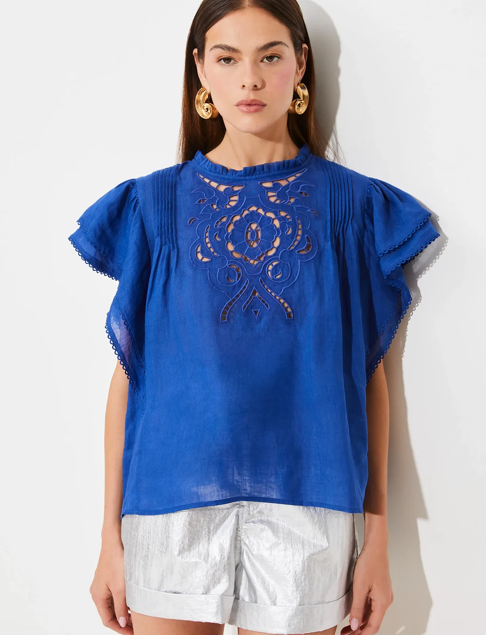 SUNCOO Paris - Love - Ærmeløse bluser - bleu roi - 0